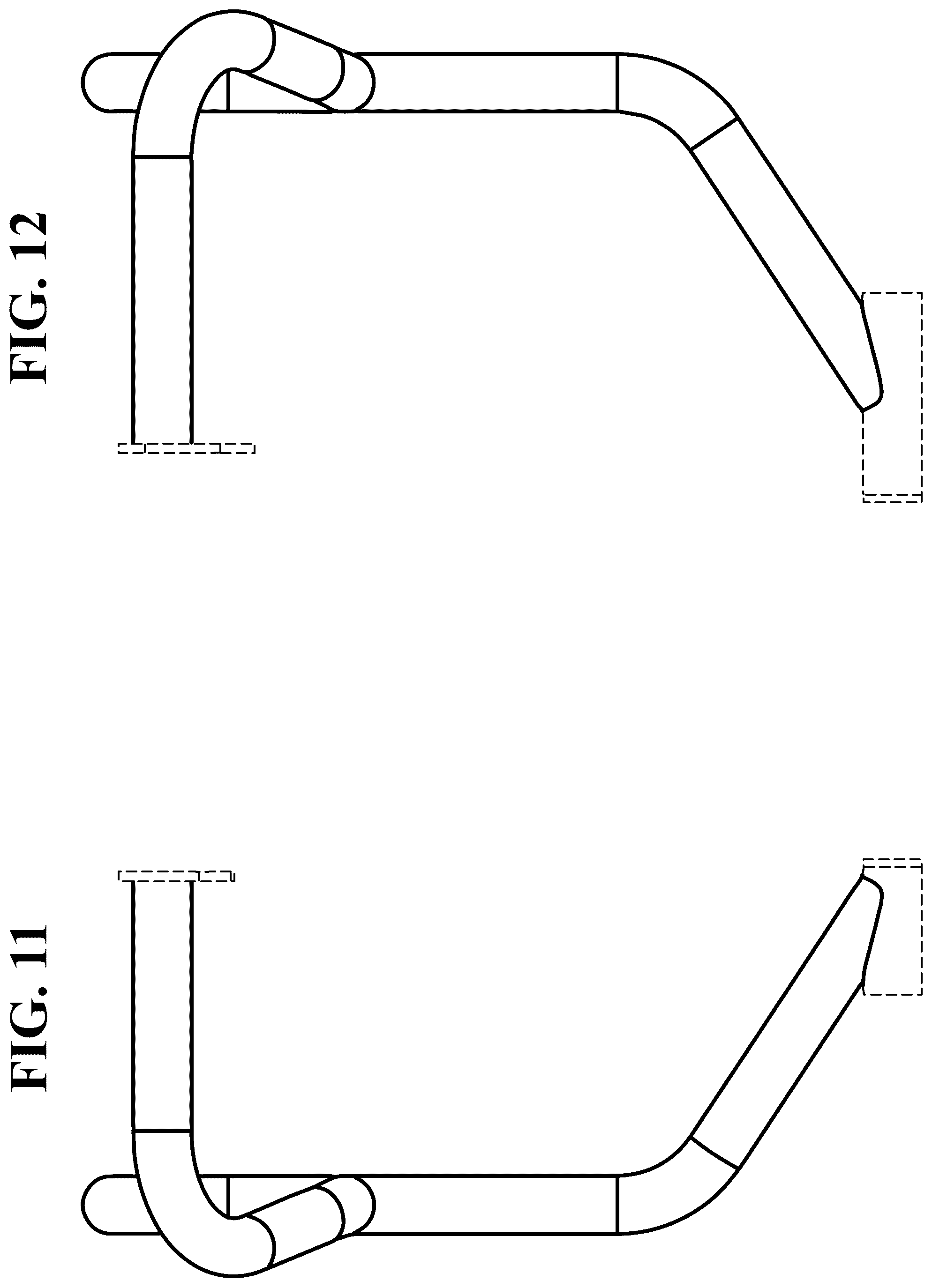 Patent USD1077687 Figure 7 – Pair of motorcycle highway bars