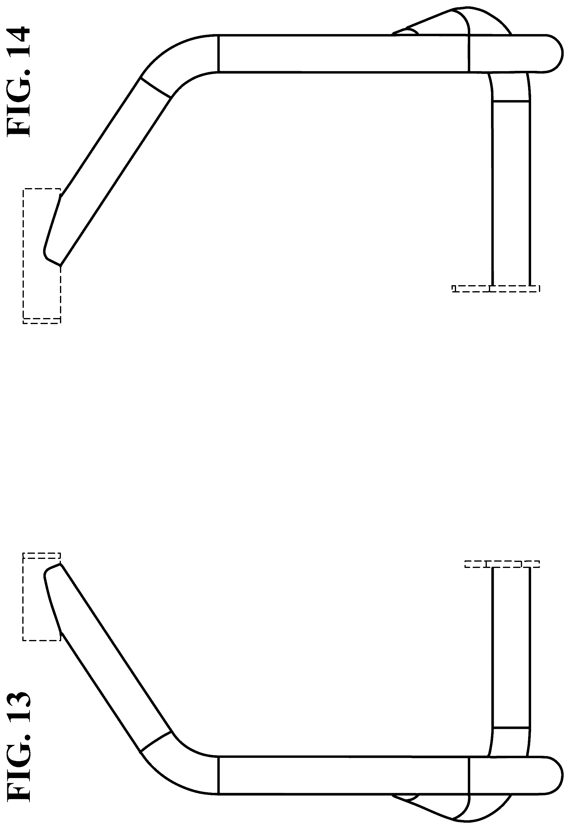 Patent USD1077687 Figure 8 – Pair of motorcycle highway bars