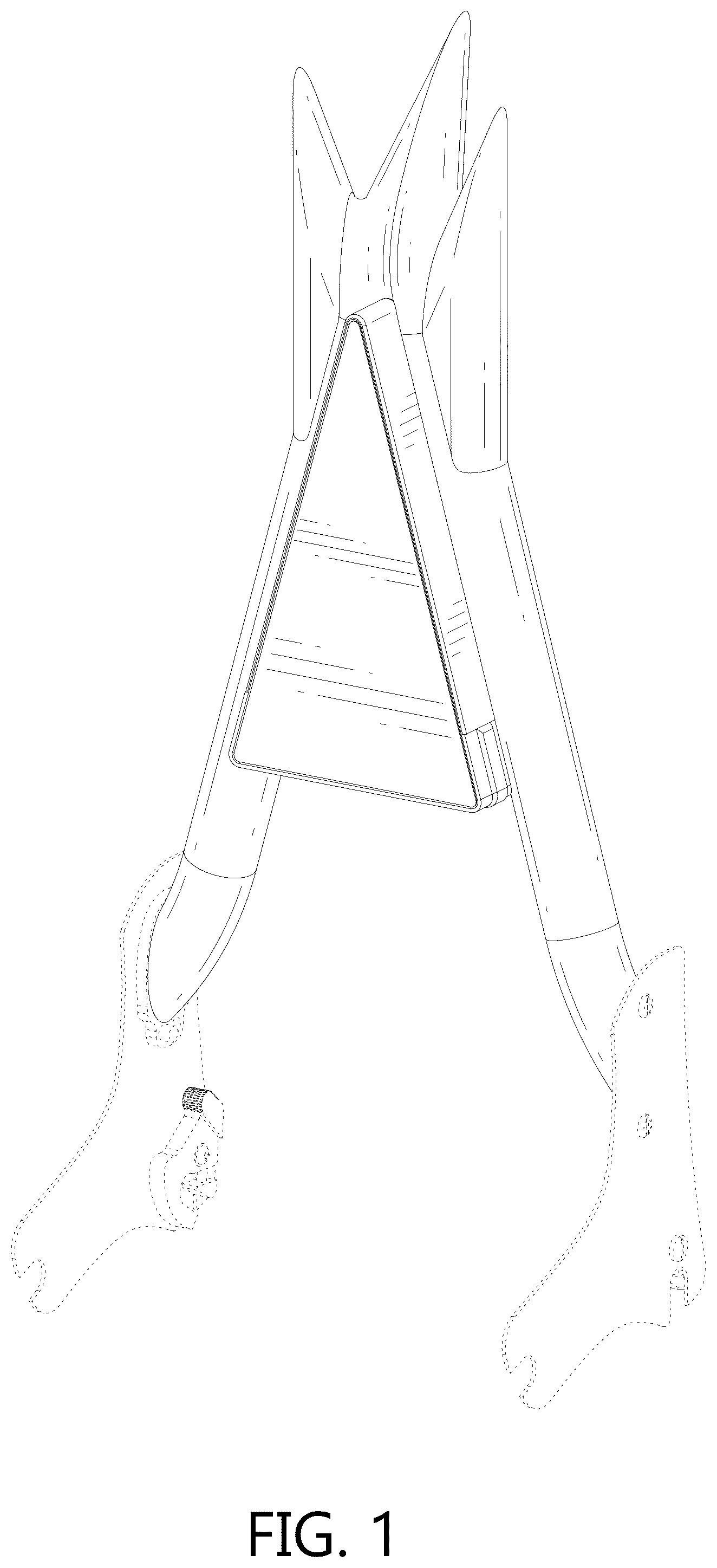 Patent USD1077688 Figure 1 – Motorcycle sissybar