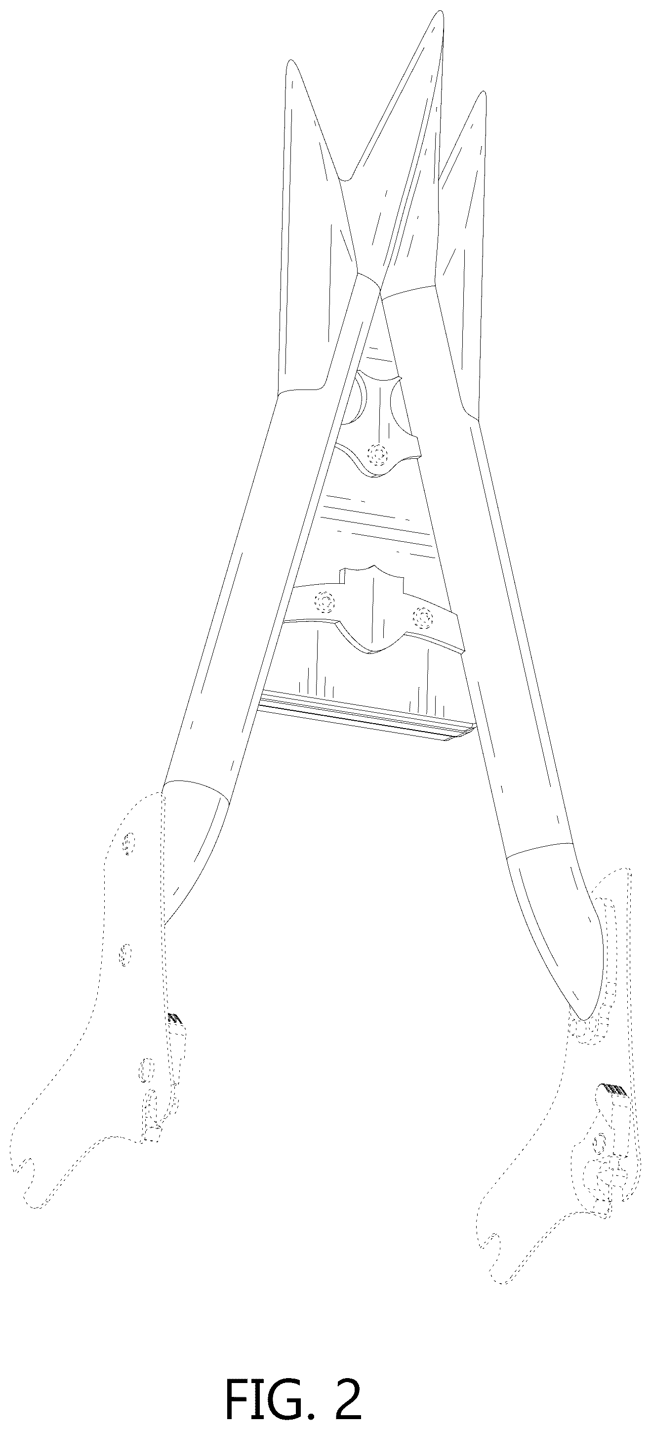 Patent USD1077688 Figure 2 – Motorcycle sissybar
