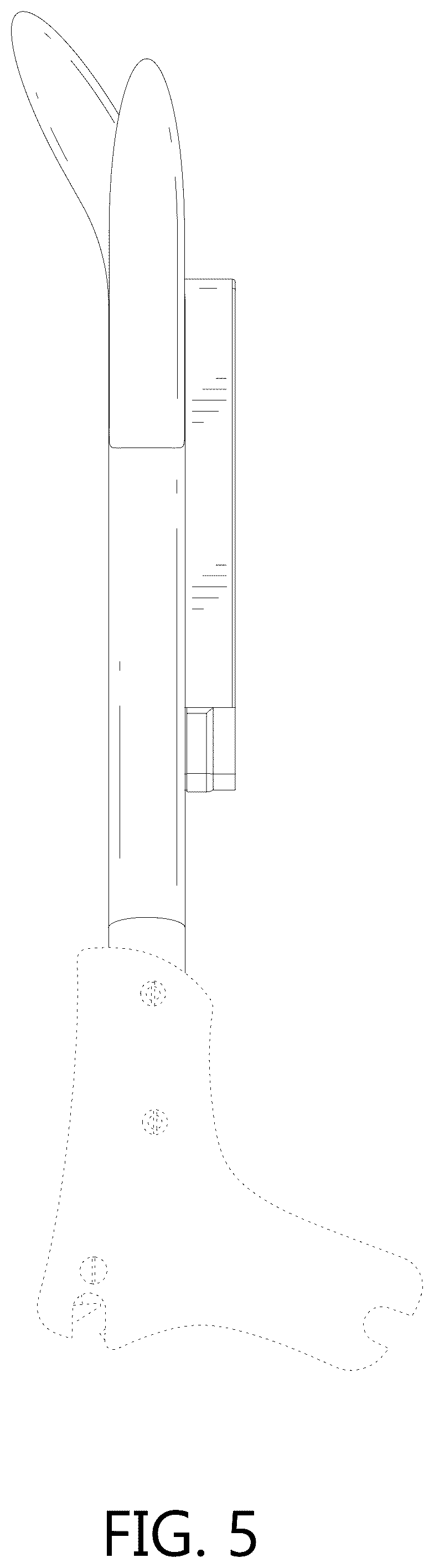 Patent USD1077688 Figure 5 – Motorcycle sissybar