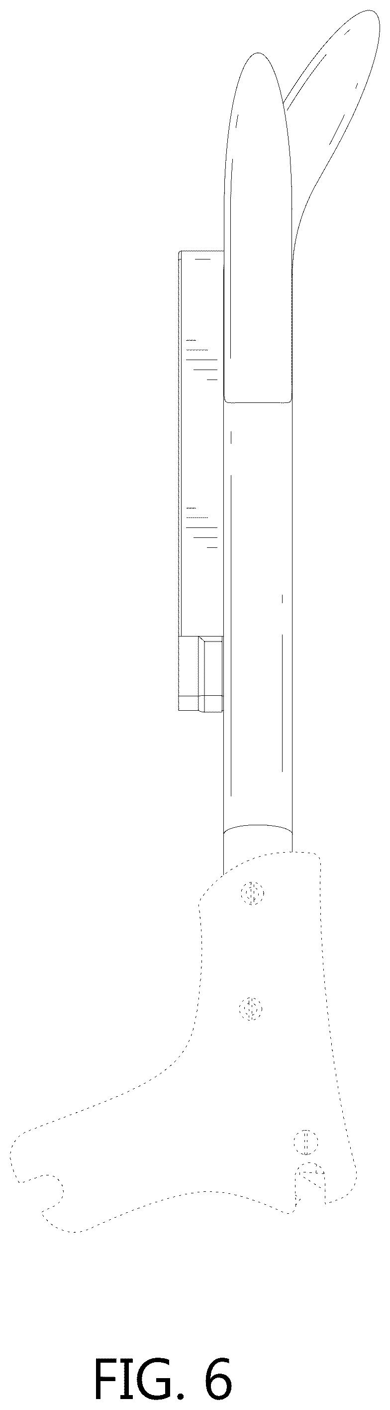 Patent USD1077688 Figure 6 – Motorcycle sissybar