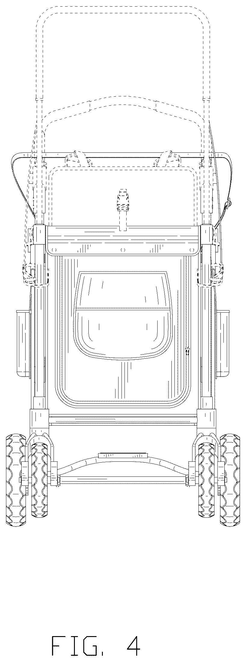 Patent USD1077689 Figure 4 – Stroller