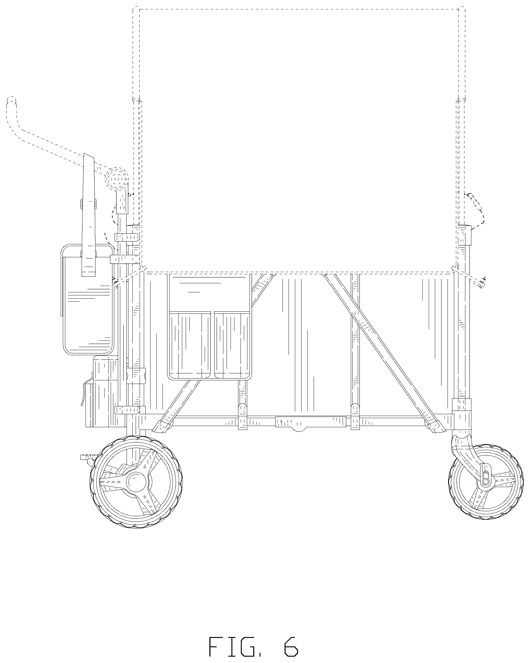 Patent USD1077689 Figure 6 – Stroller