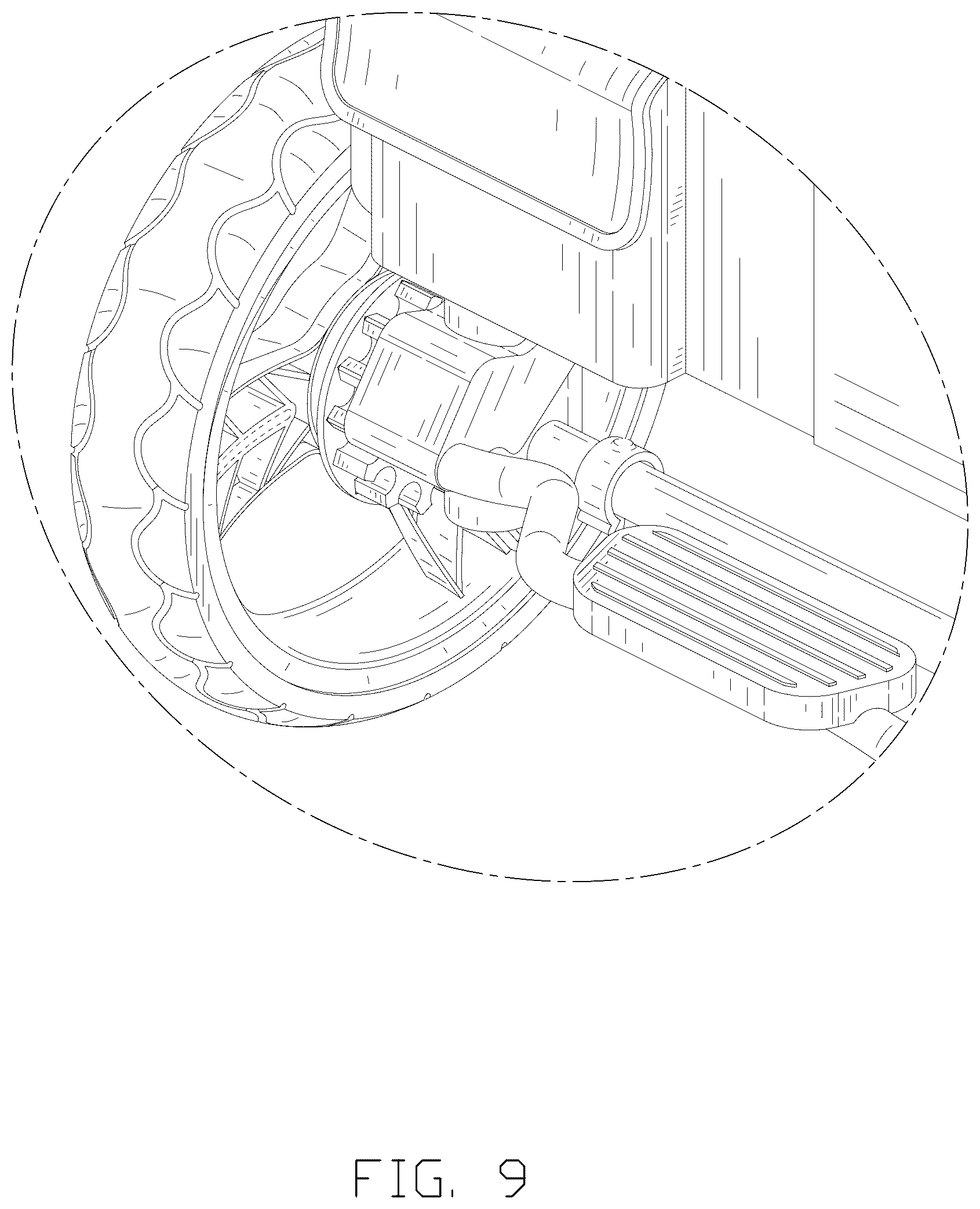 Patent USD1077689 Figure 9 – Stroller