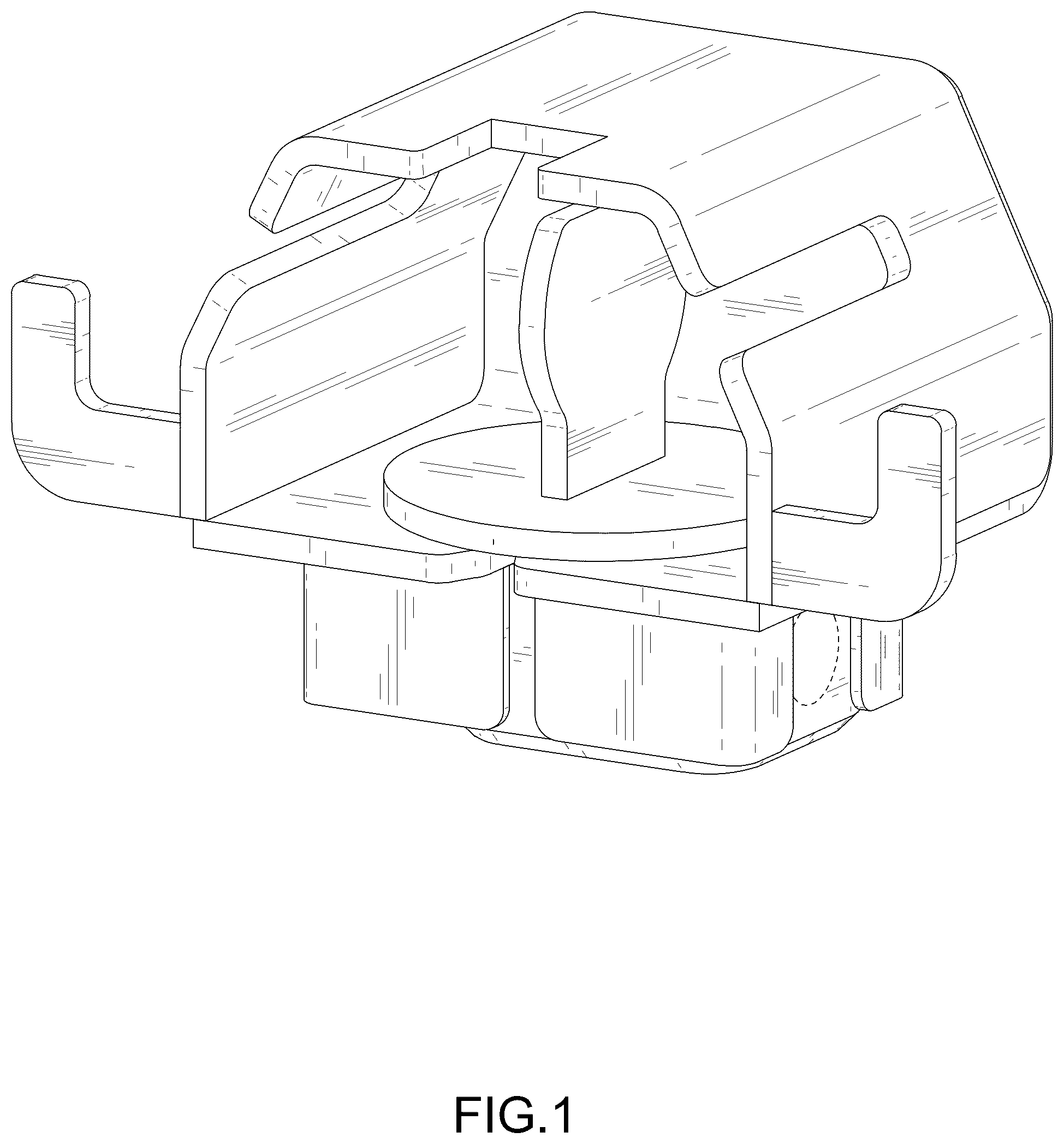Patent USD1077693 — Trailer coupler lock — Figure 1
