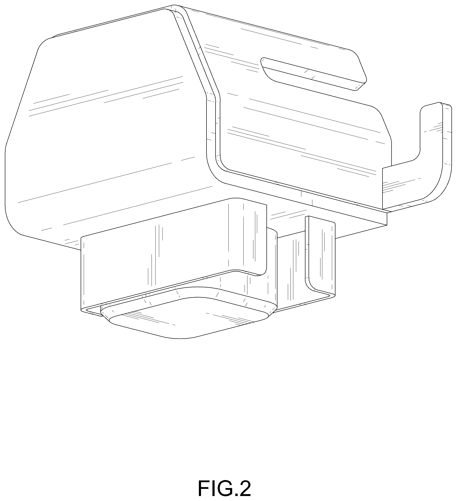 Patent USD1077693 Figure 2 – Trailer coupler lock