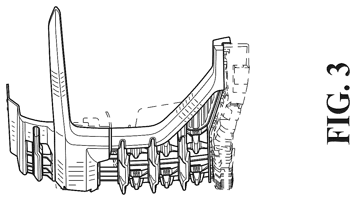 Patent USD1077694 Figure 3 – Vehicle grille