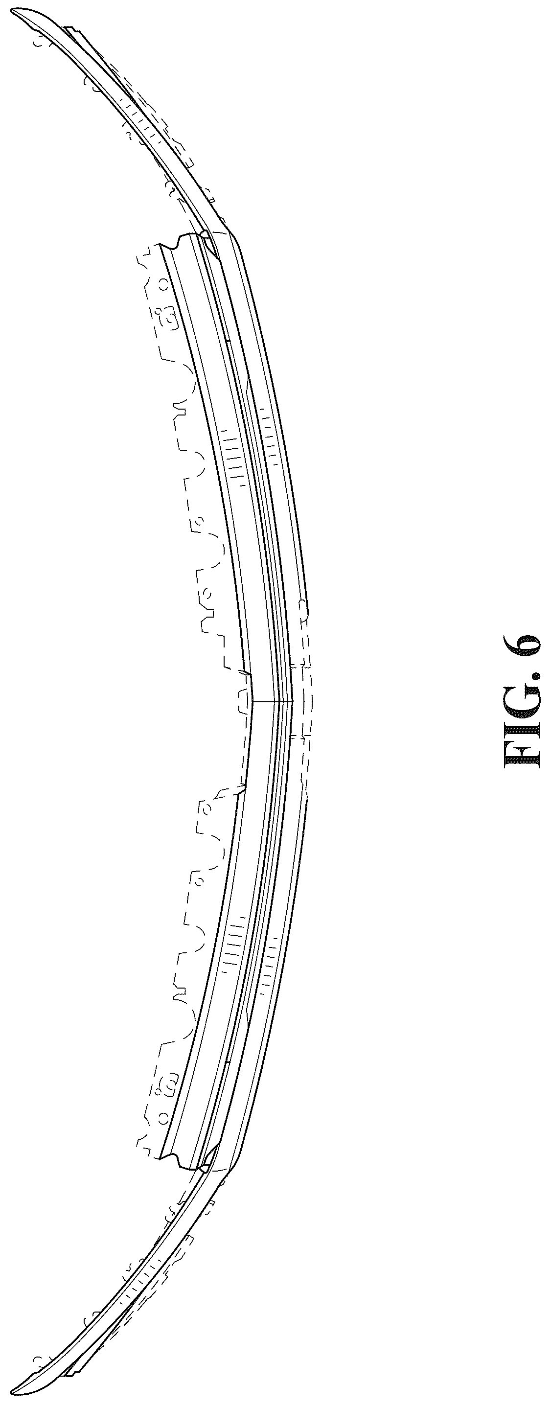Patent USD1077694 Figure 6 – Vehicle grille