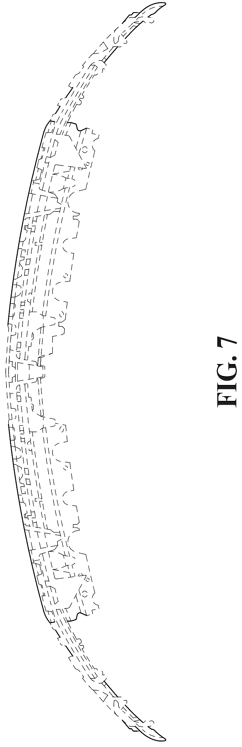 Patent USD1077694 Figure 7 – Vehicle grille