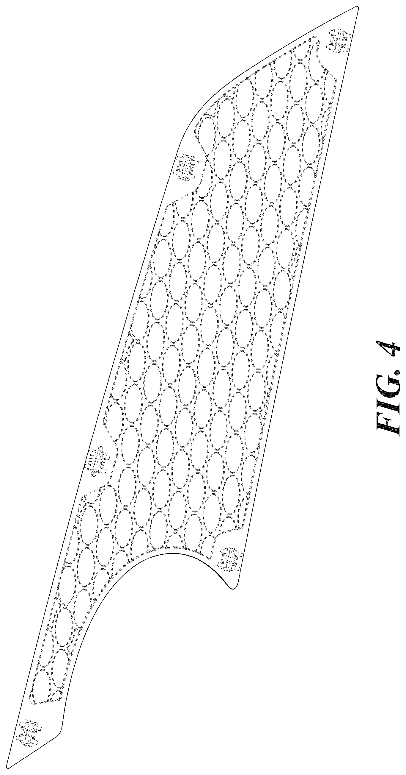 Patent USD1077695 Figure 3 – Air intake grille