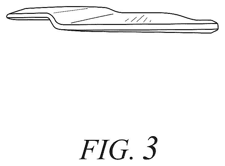 Patent USD1077696 Figure 3 – Vehicle front lower fascia
