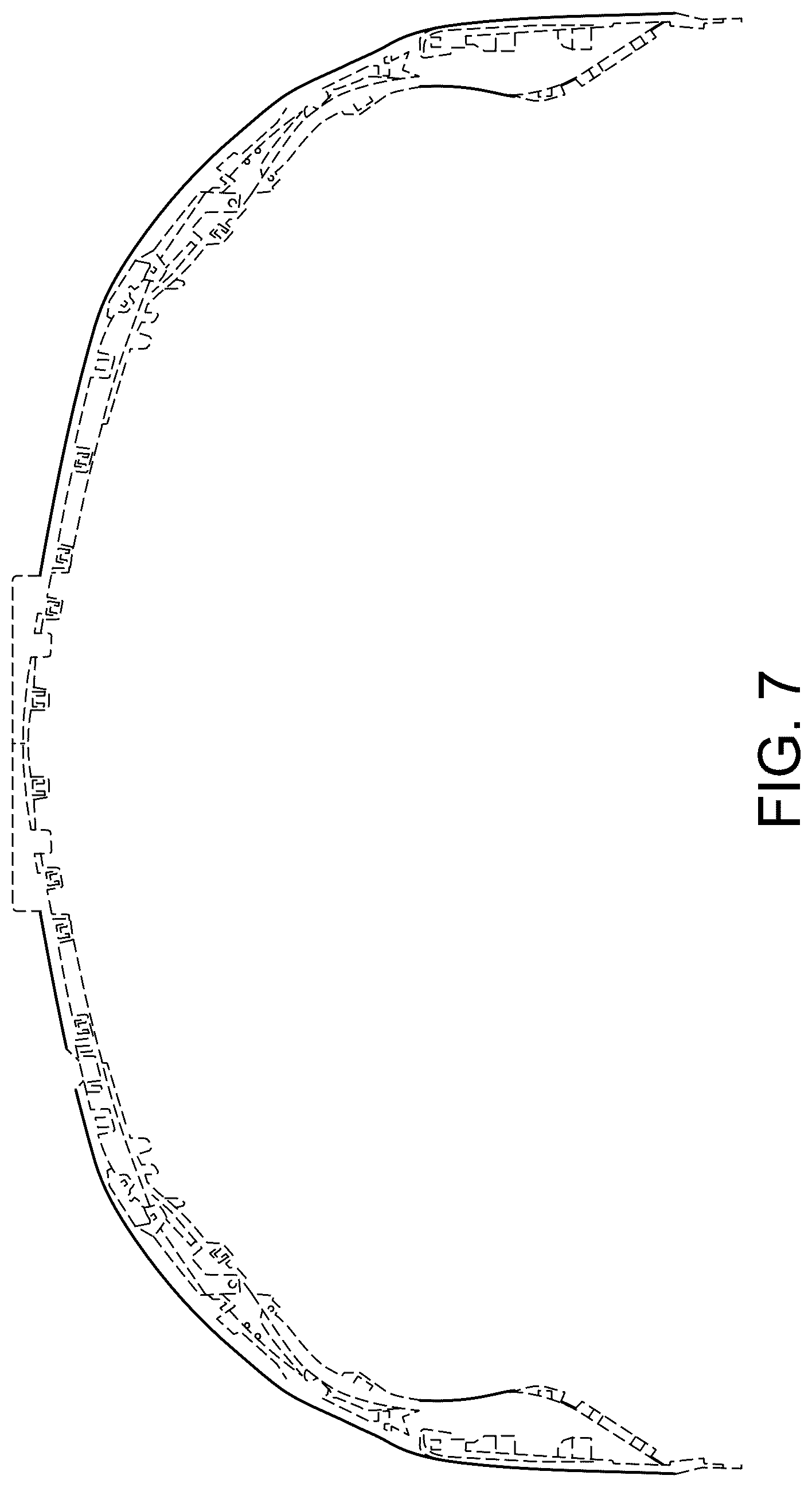 Patent USD1077697 Figure 7 – Vehicle front upper fascia