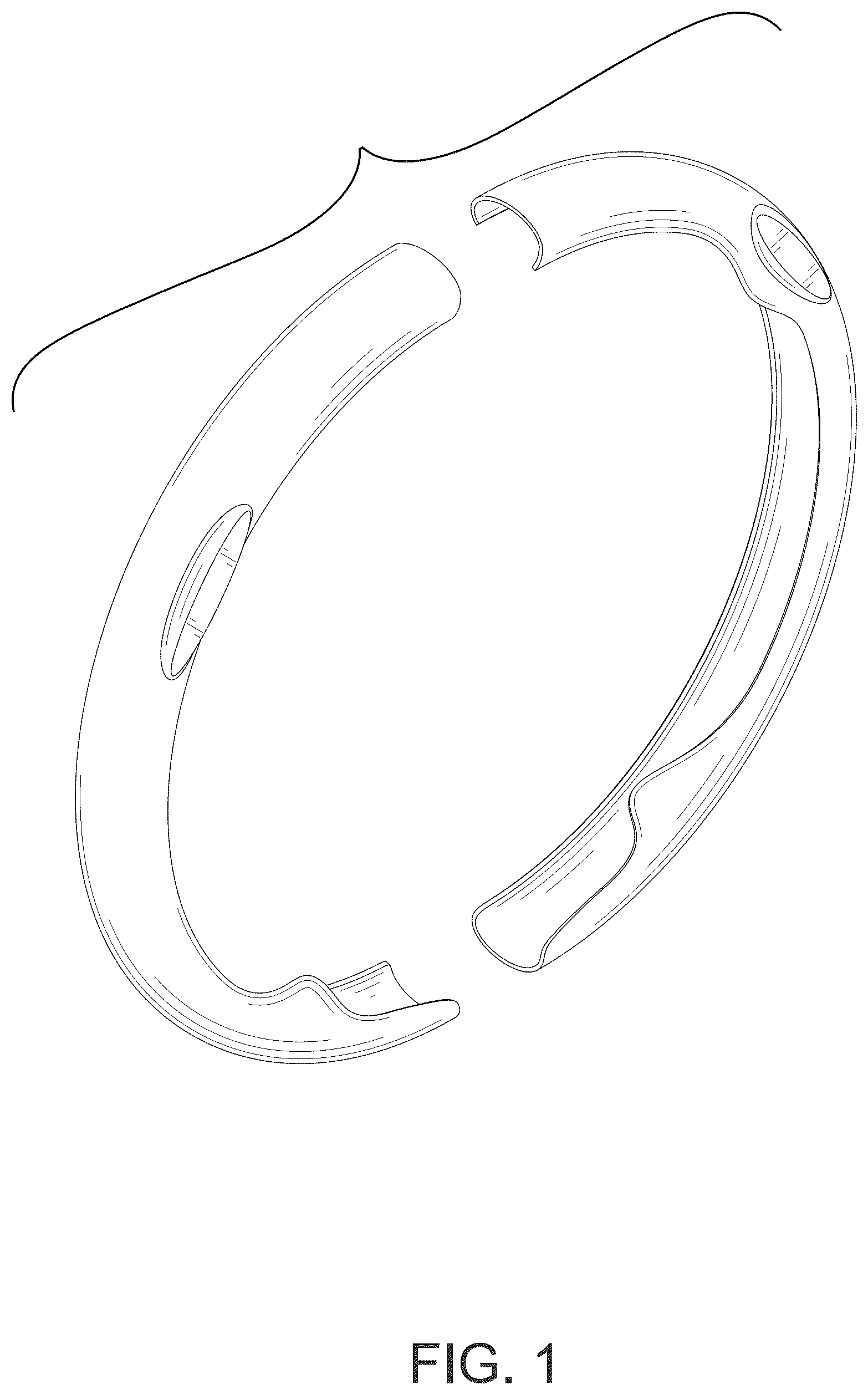 Patent USD1077699 Figure 1 – Steering wheel cover