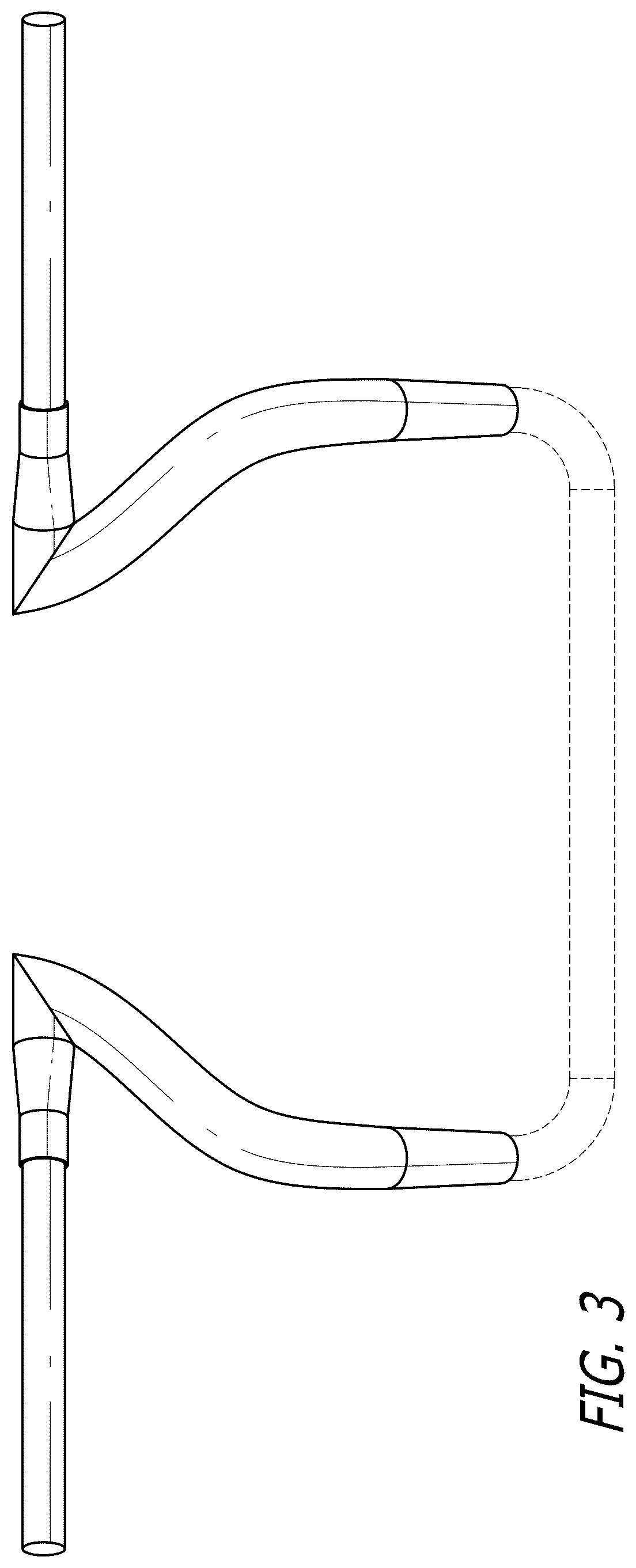 Patent USD1077700 Figure 3 – Handlebar