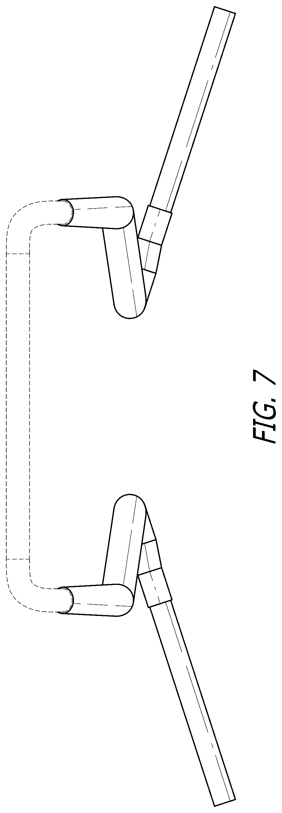 Patent USD1077700 Figure 6 – Handlebar