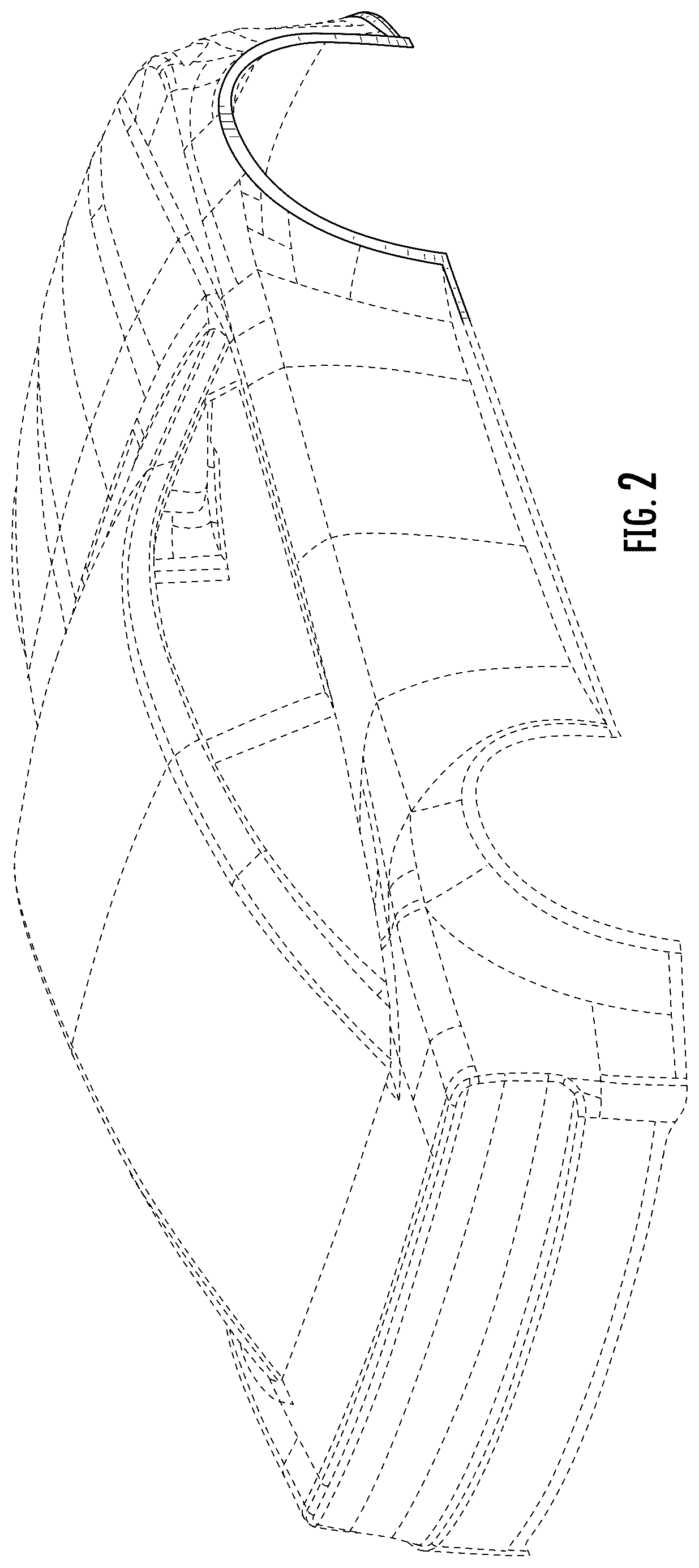 Patent USD1077702 Figure 2 – Vehicle body