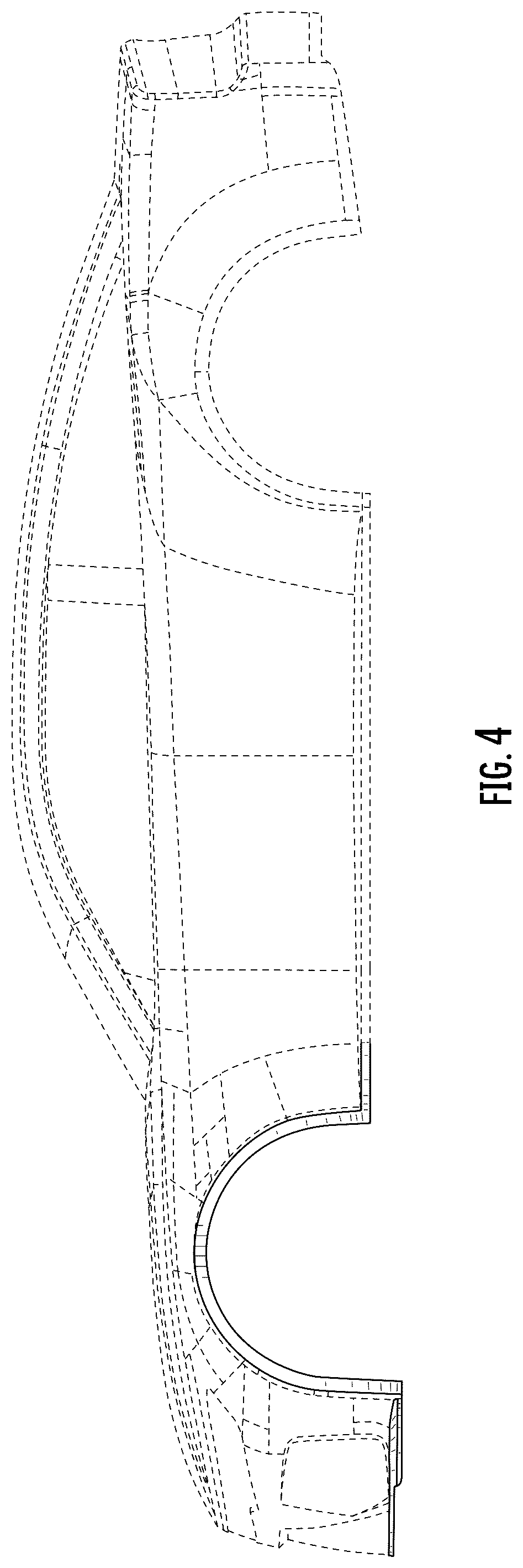 Patent USD1077702 Figure 4 – Vehicle body