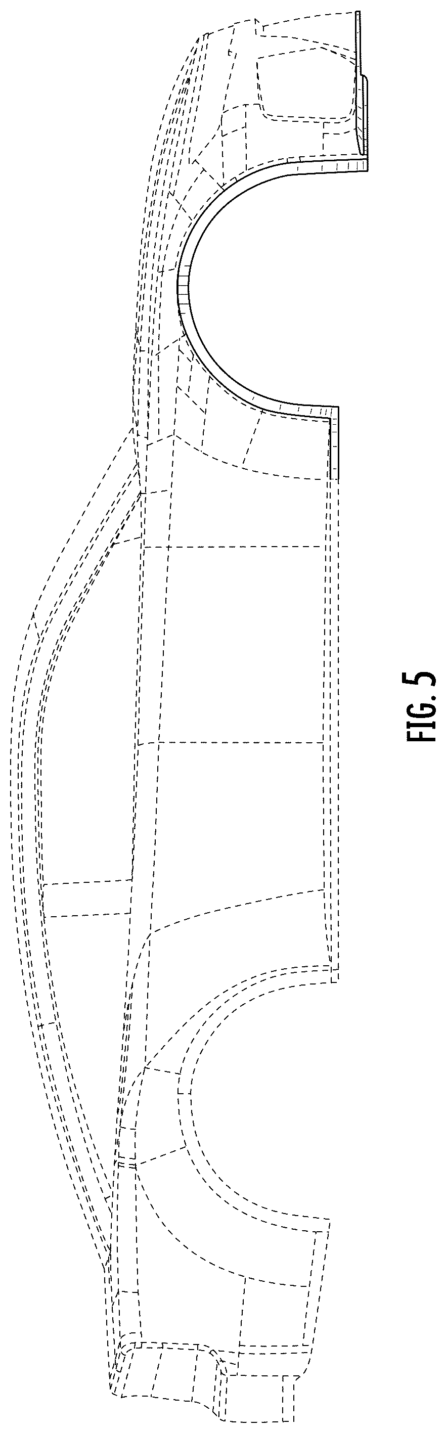Patent USD1077702 Figure 5 – Vehicle body