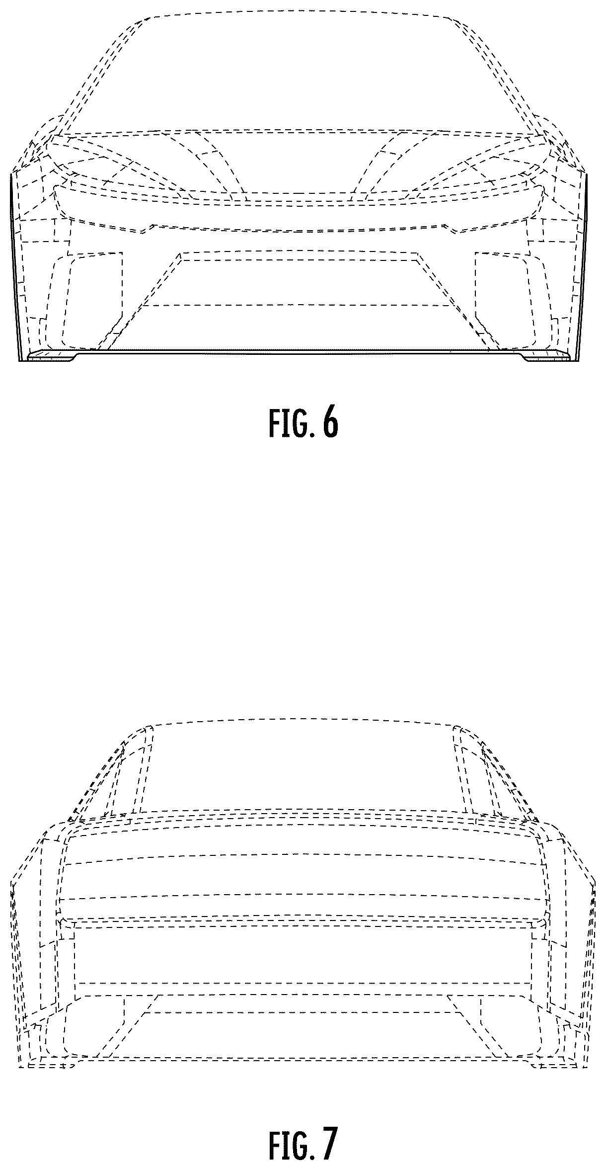 Patent USD1077702 Figure 6 – Vehicle body
