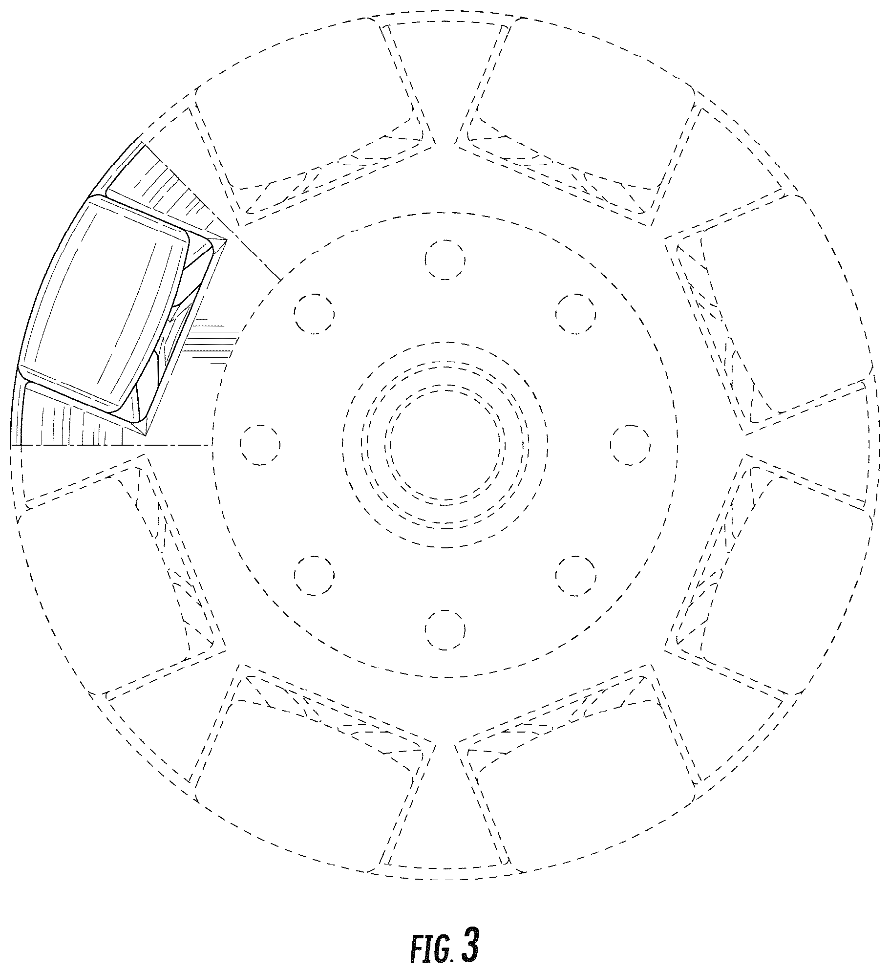 Patent USD1077705 Figure 3 – Wheel