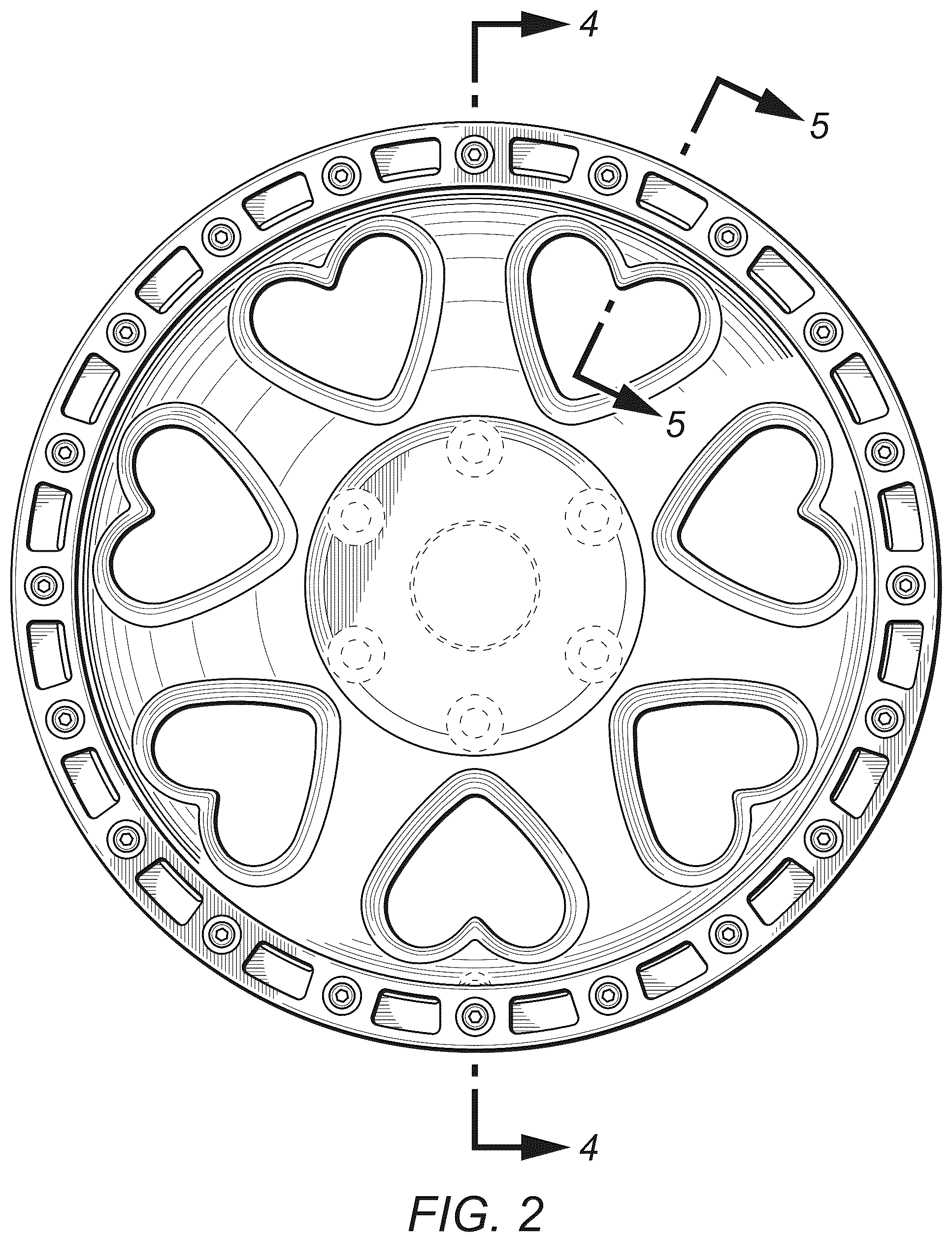 Patent USD1077706 Figure 2 – Wheel