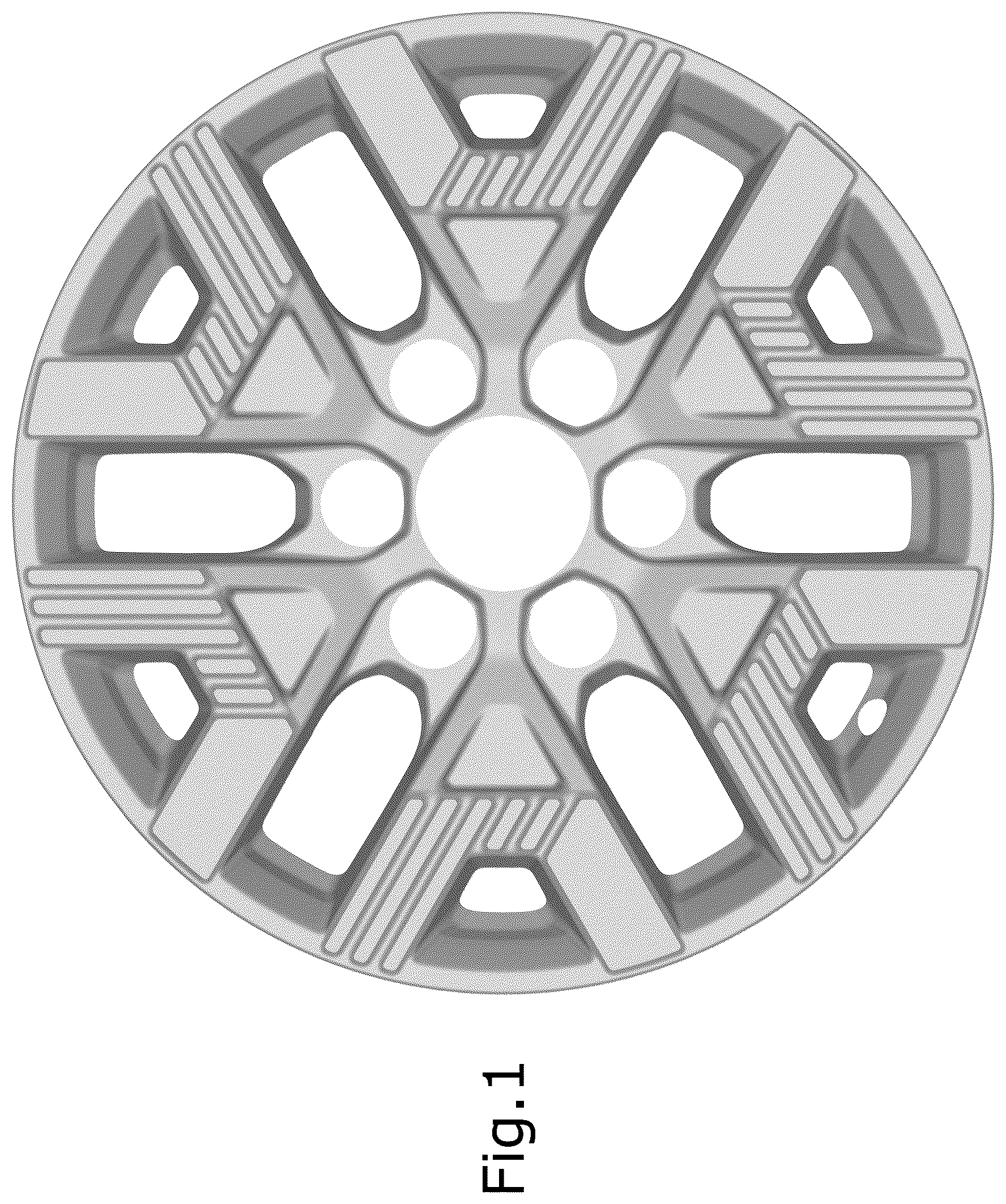 Patent USD1077707 — Vehicle wheel — Figure 1
