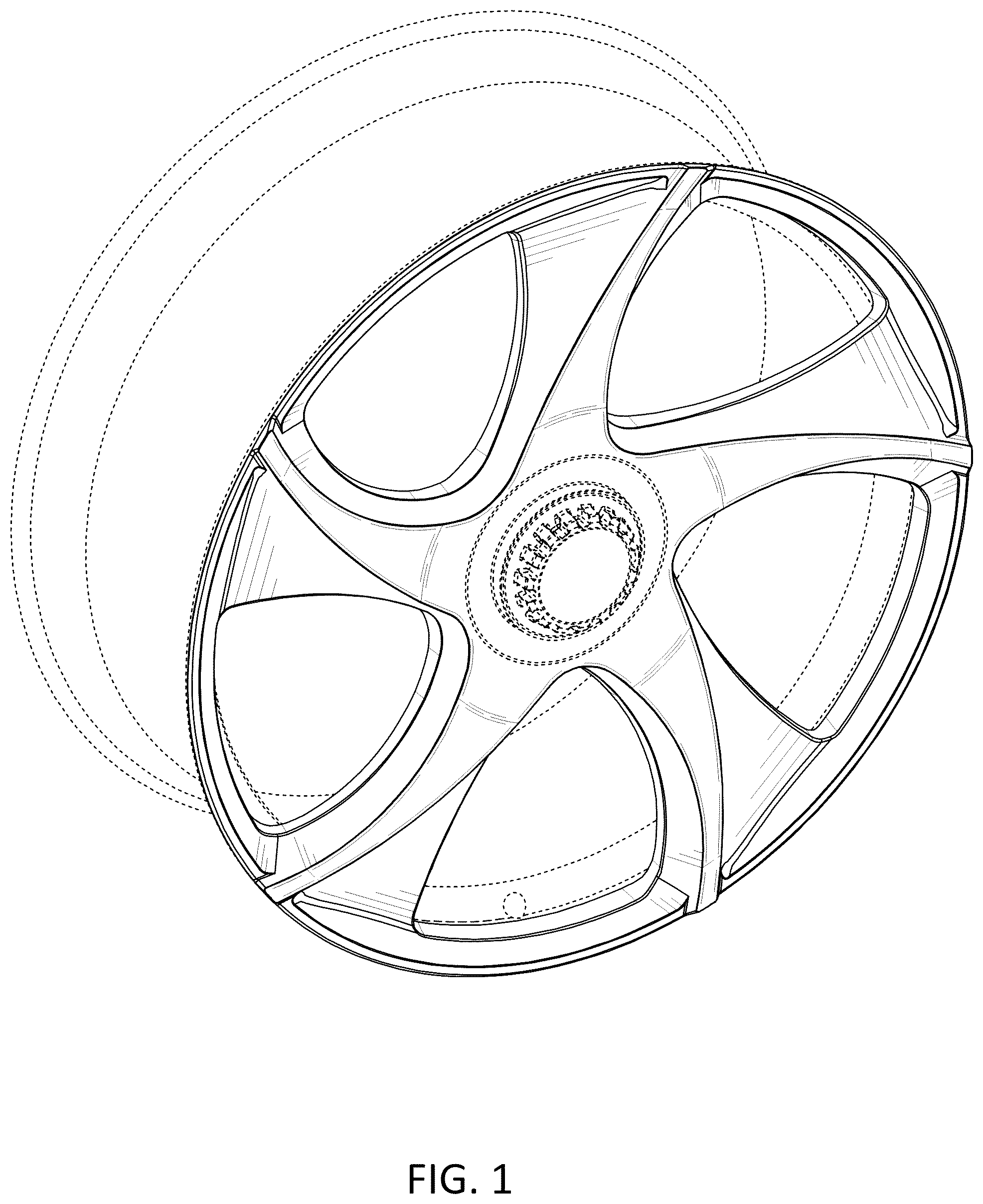 Patent USD1077708 — Wheel rim — Figure 1