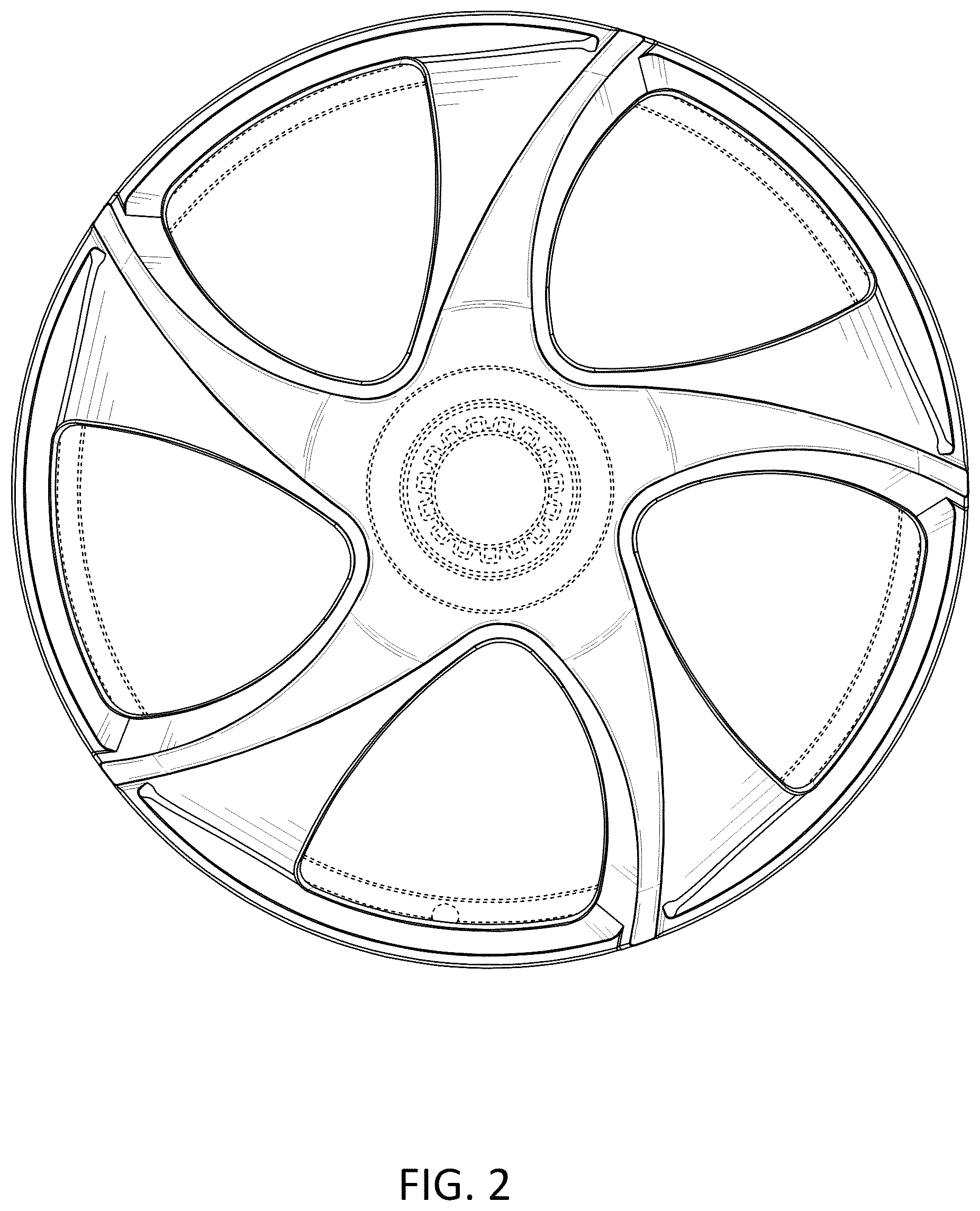Patent USD1077708 Figure 2 – Wheel rim