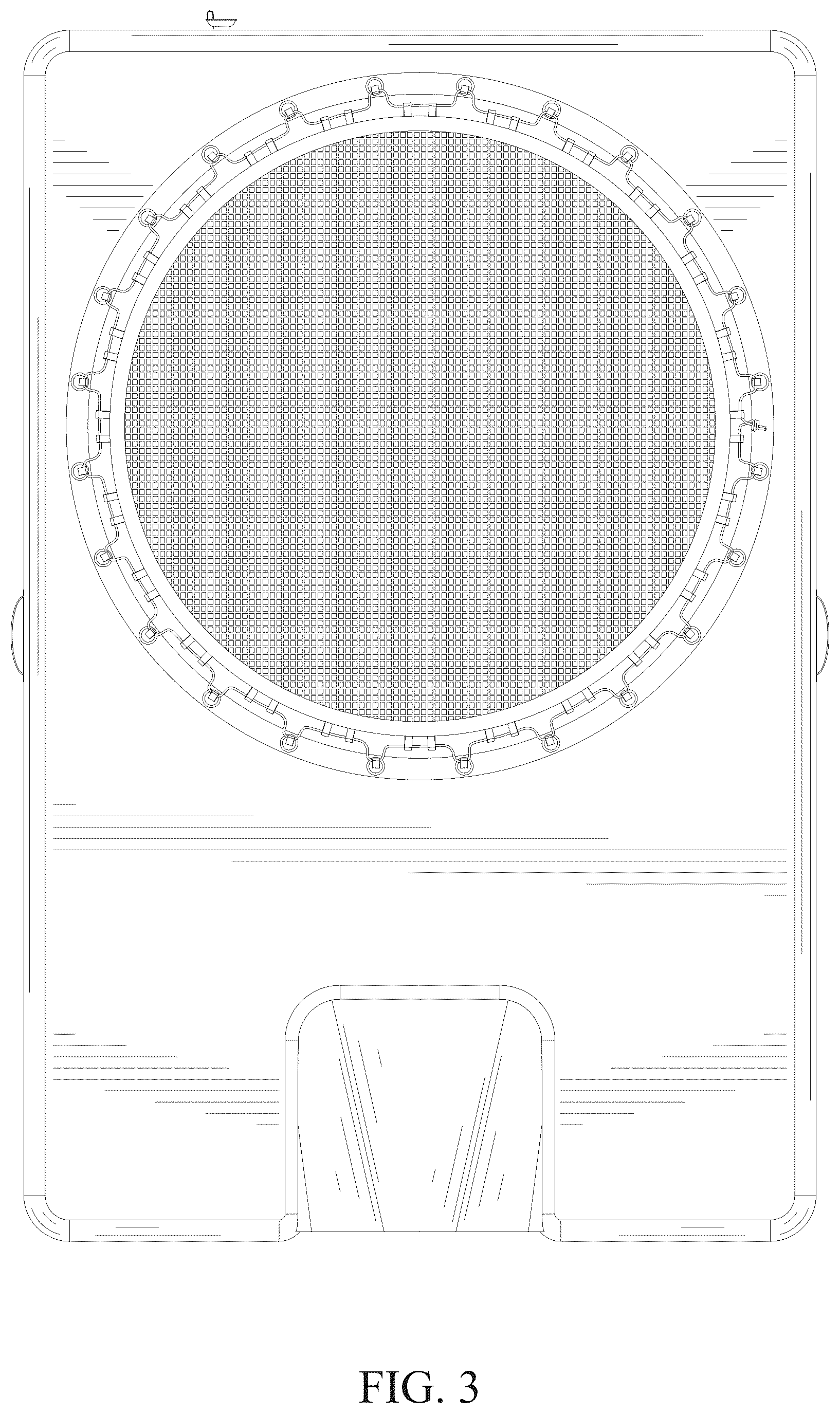 Patent USD1077711 Figure 3 – Floating platform