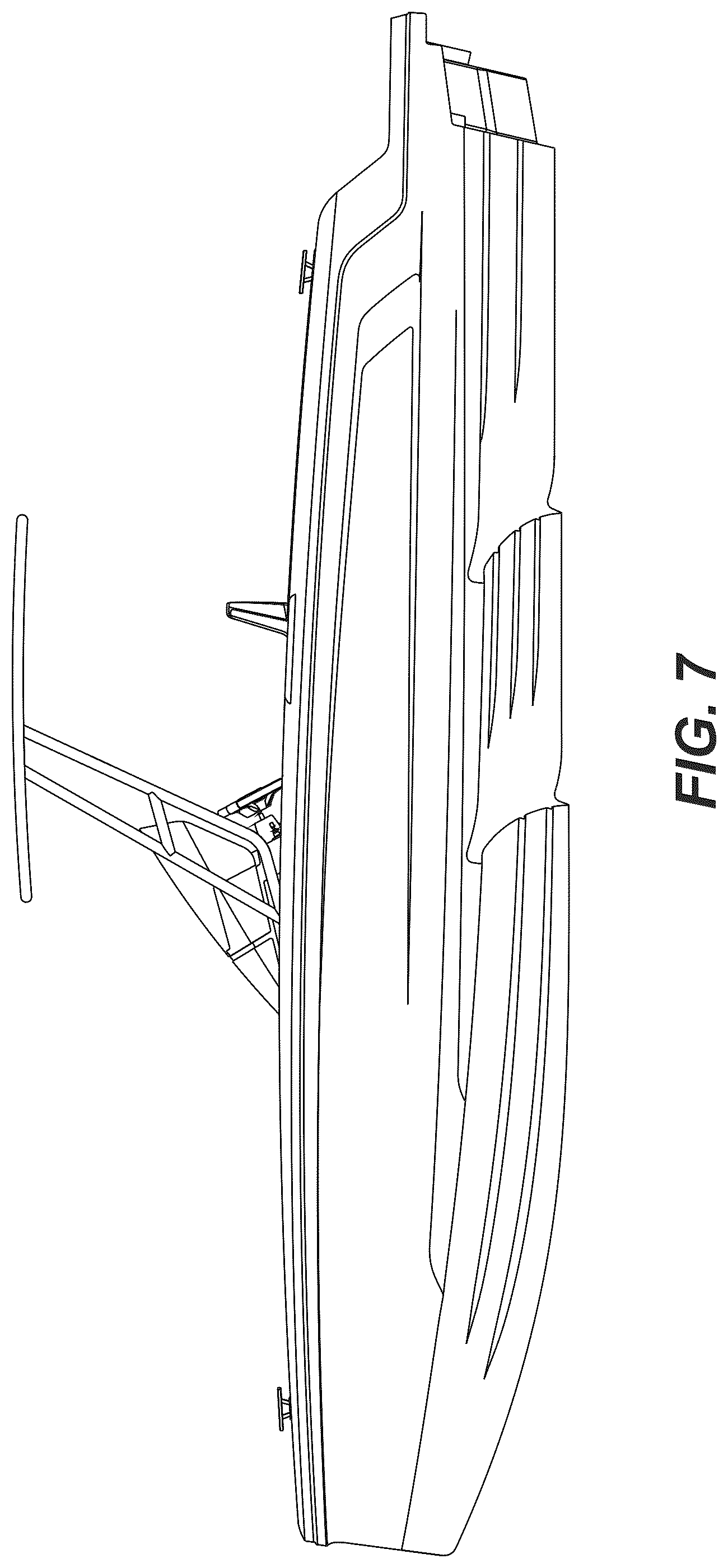 Patent USD1077712 Figure 7 – Boat