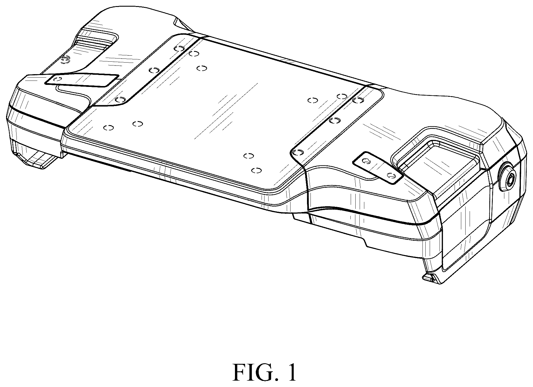 Patent USD1077715 Figure 1 – Vehicle mount