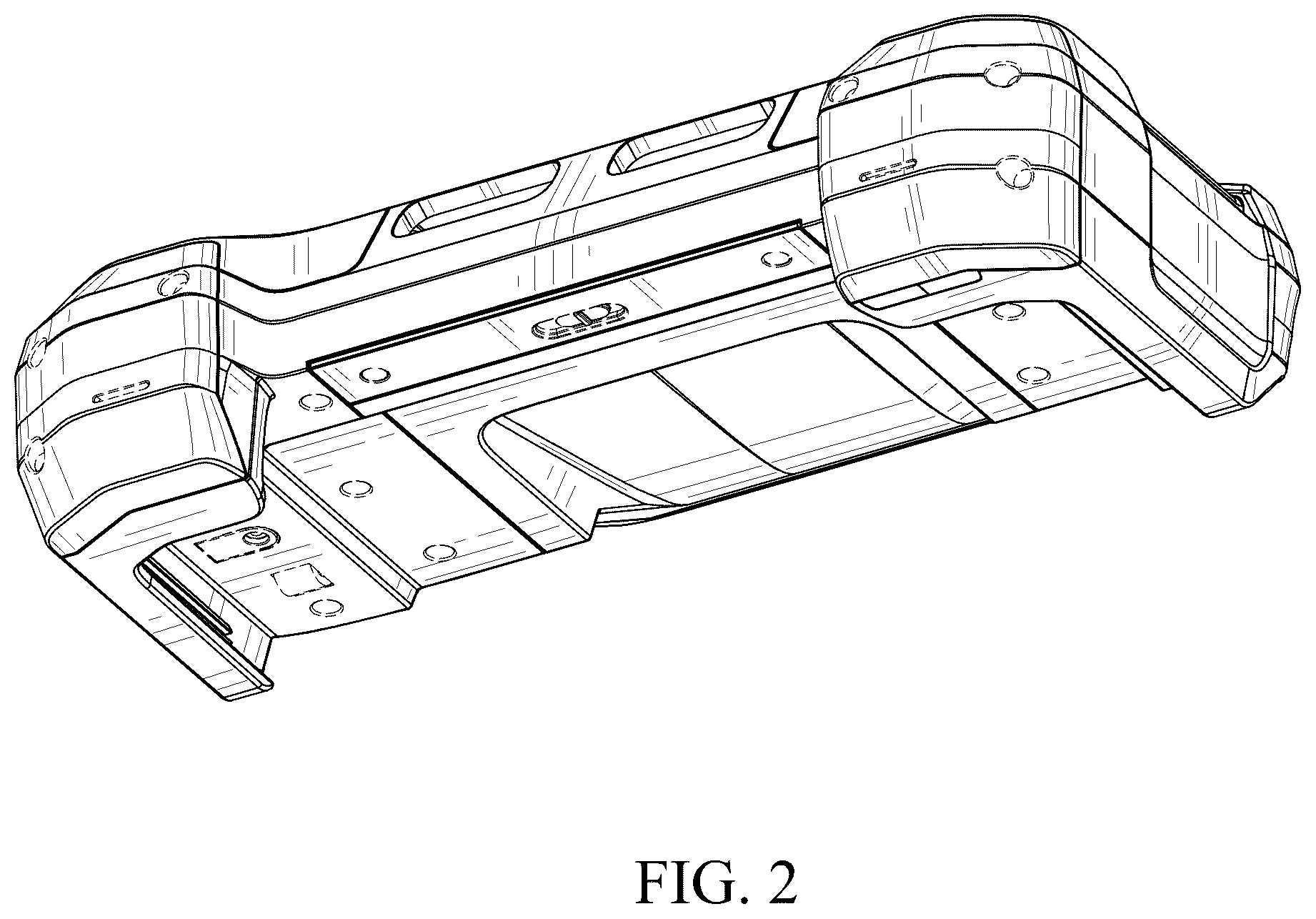 Patent USD1077715 Figure 2 – Vehicle mount