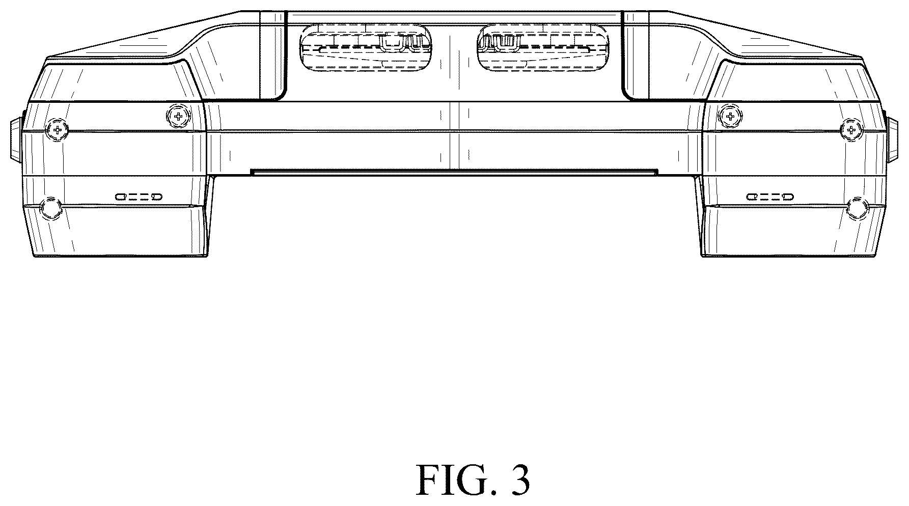Patent USD1077715 Figure 3 – Vehicle mount