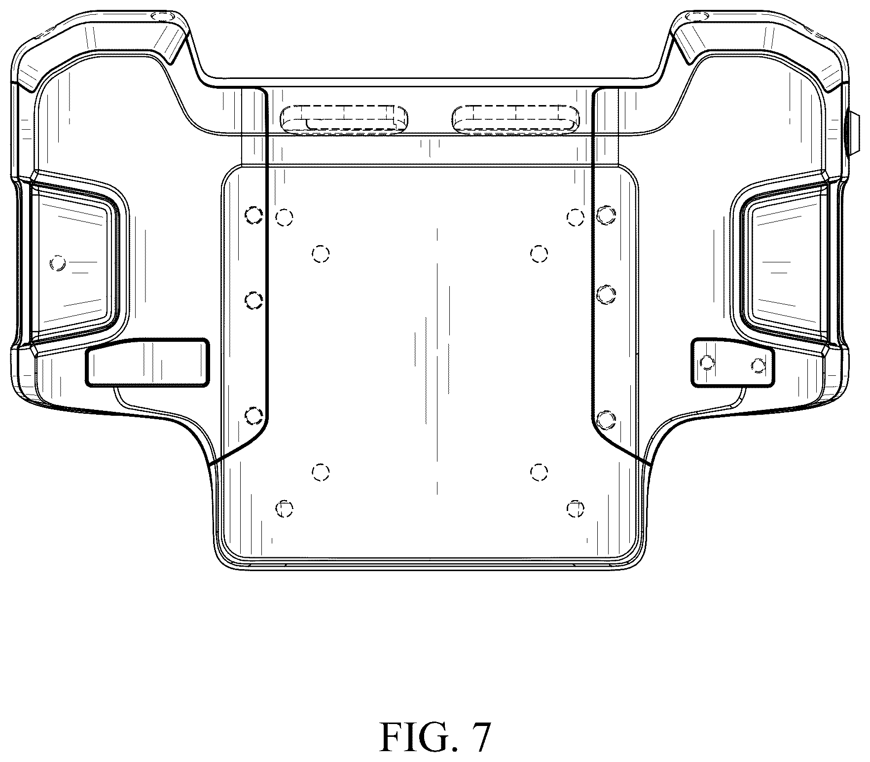 Patent USD1077715 Figure 7 – Vehicle mount