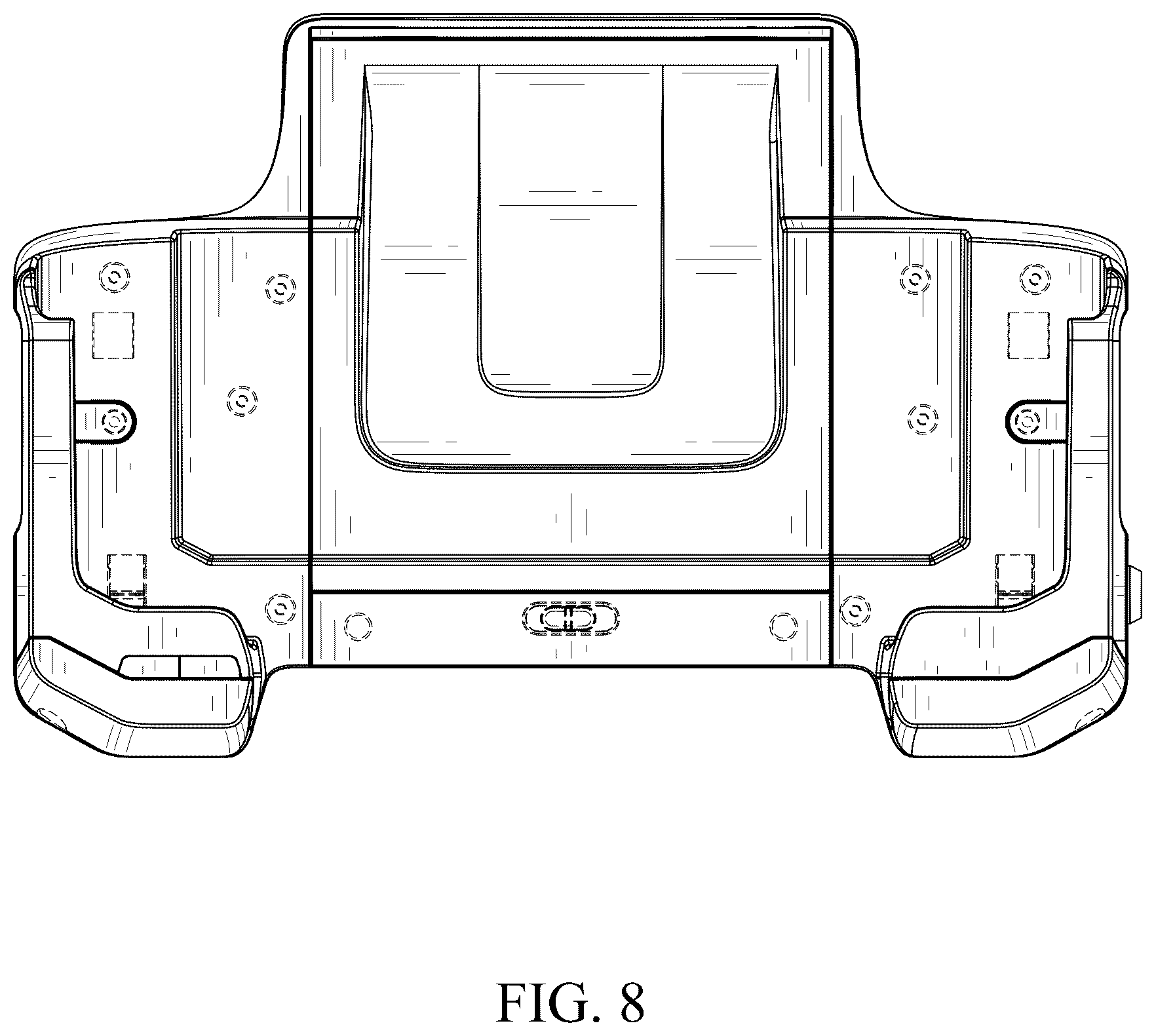 Patent USD1077715 Figure 8 – Vehicle mount