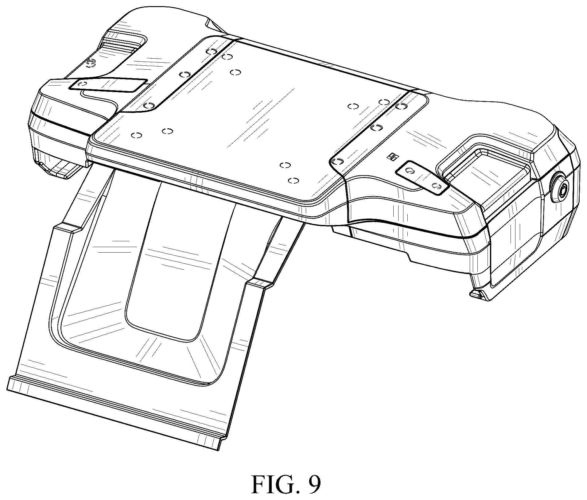 Patent USD1077715 Figure 9 – Vehicle mount