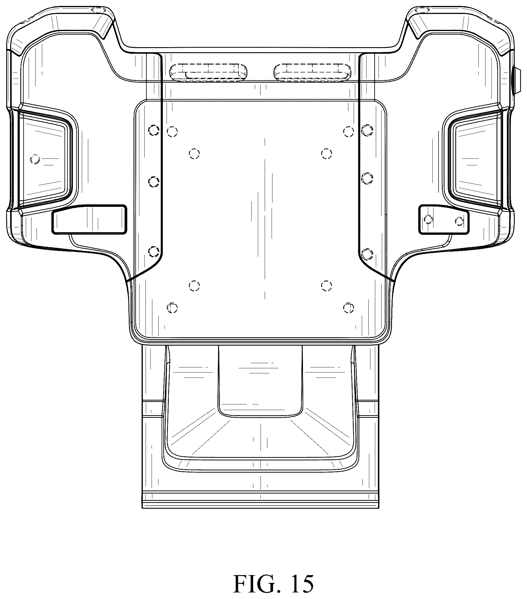 Patent USD1077715 Figure 15 – Vehicle mount
