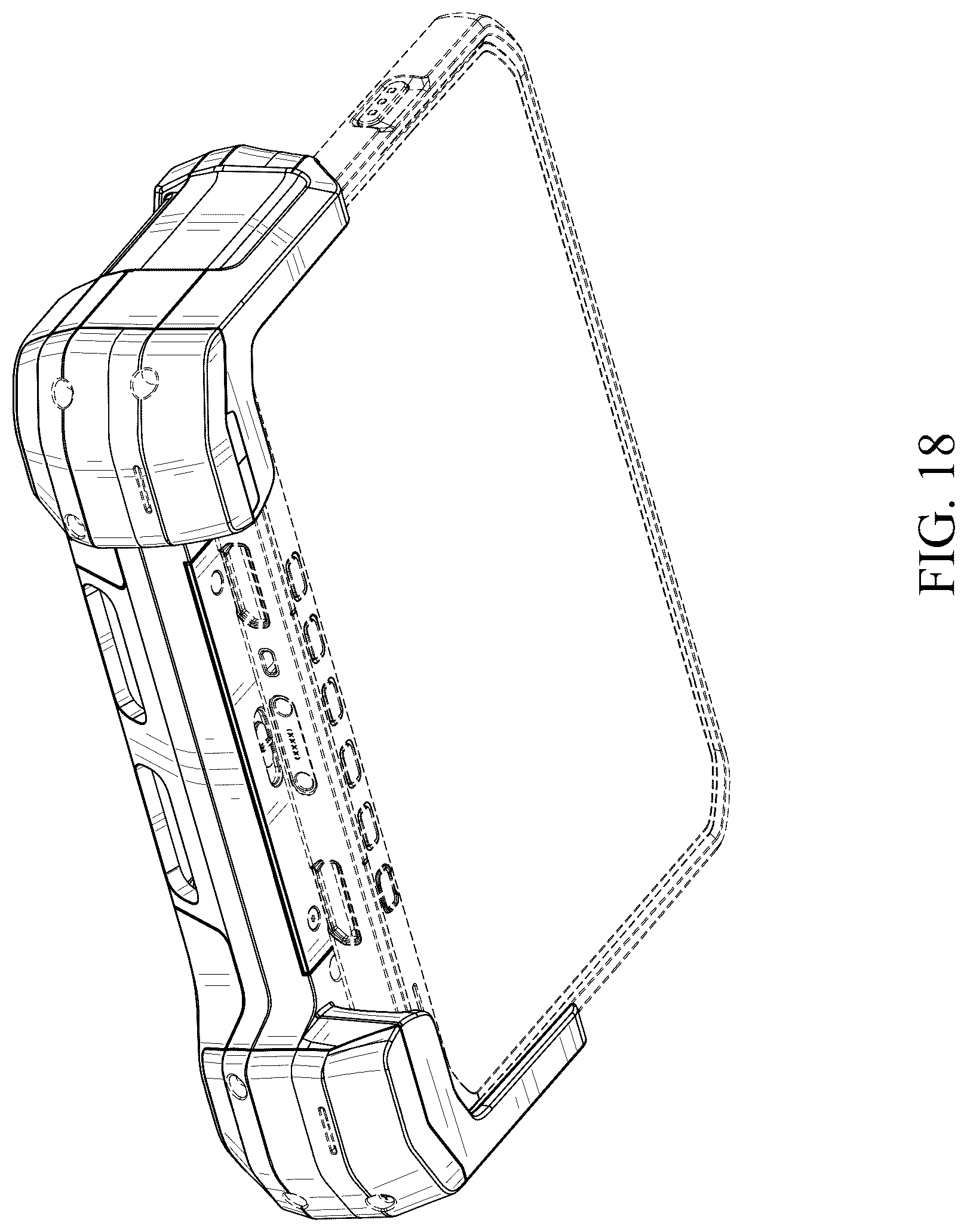 Patent USD1077715 Figure 18 – Vehicle mount