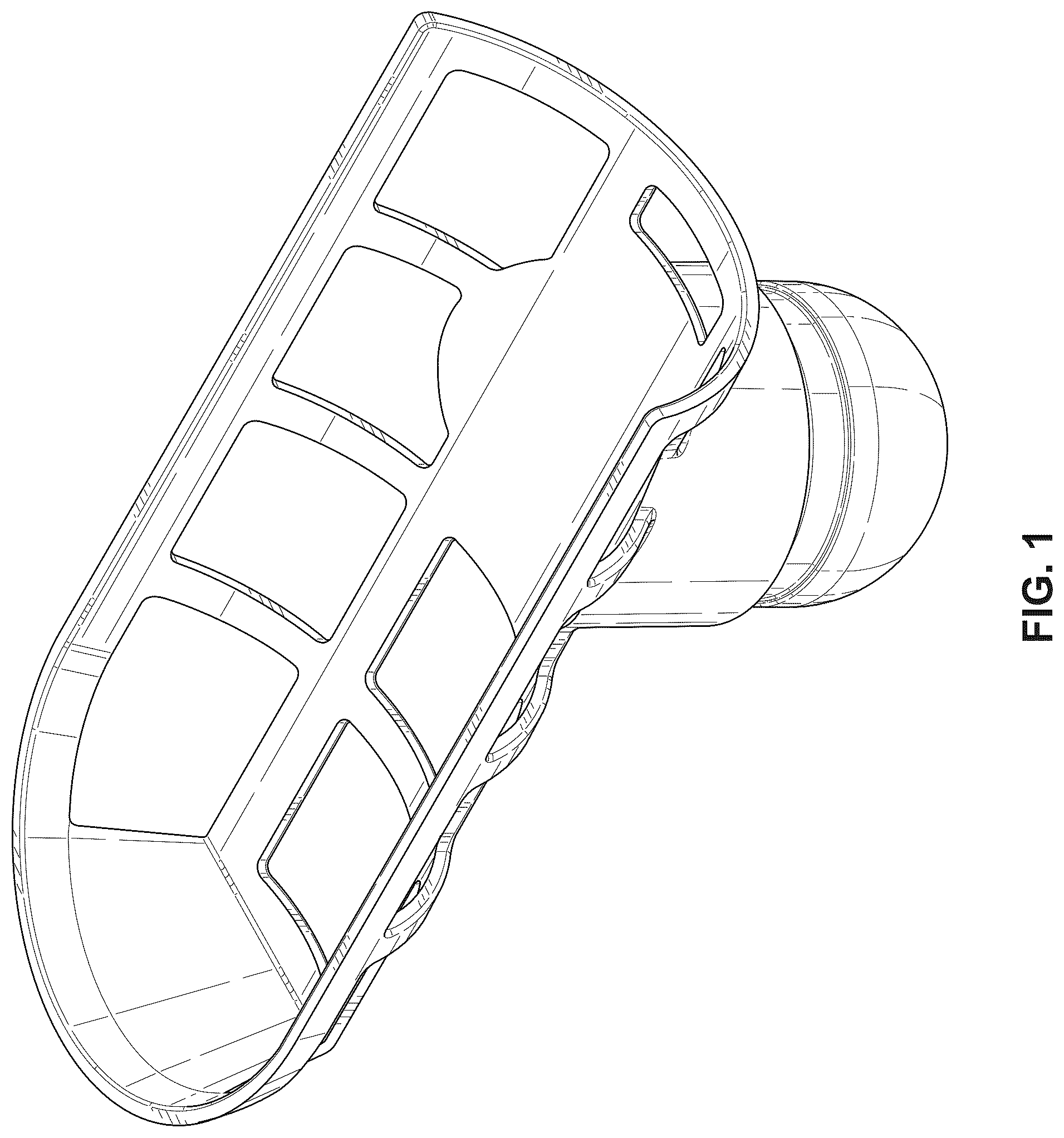 Patent USD1077716 — Food basket for a golf cart — Figure 1
