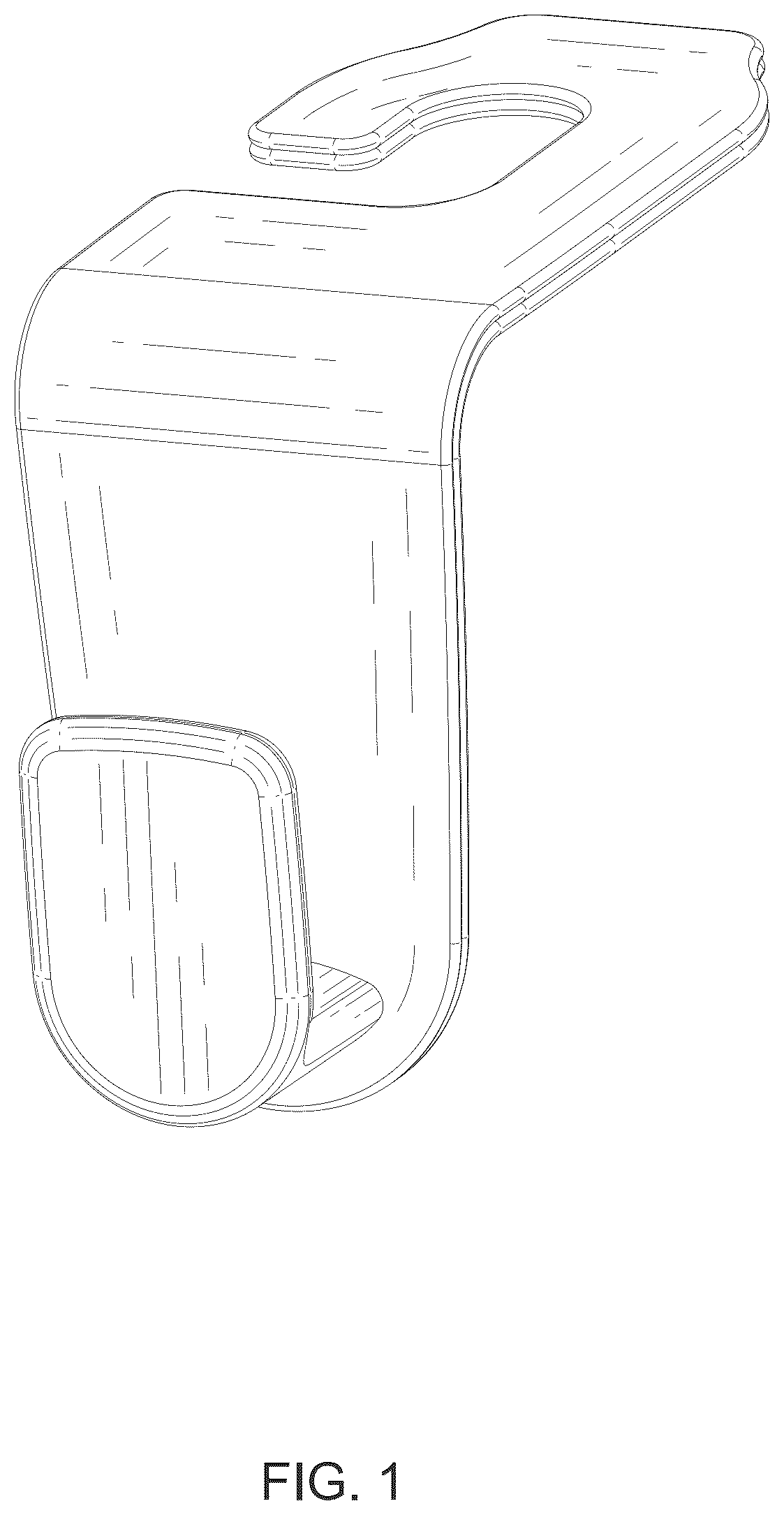 Patent USD1077717 — Car hook — Figure 1