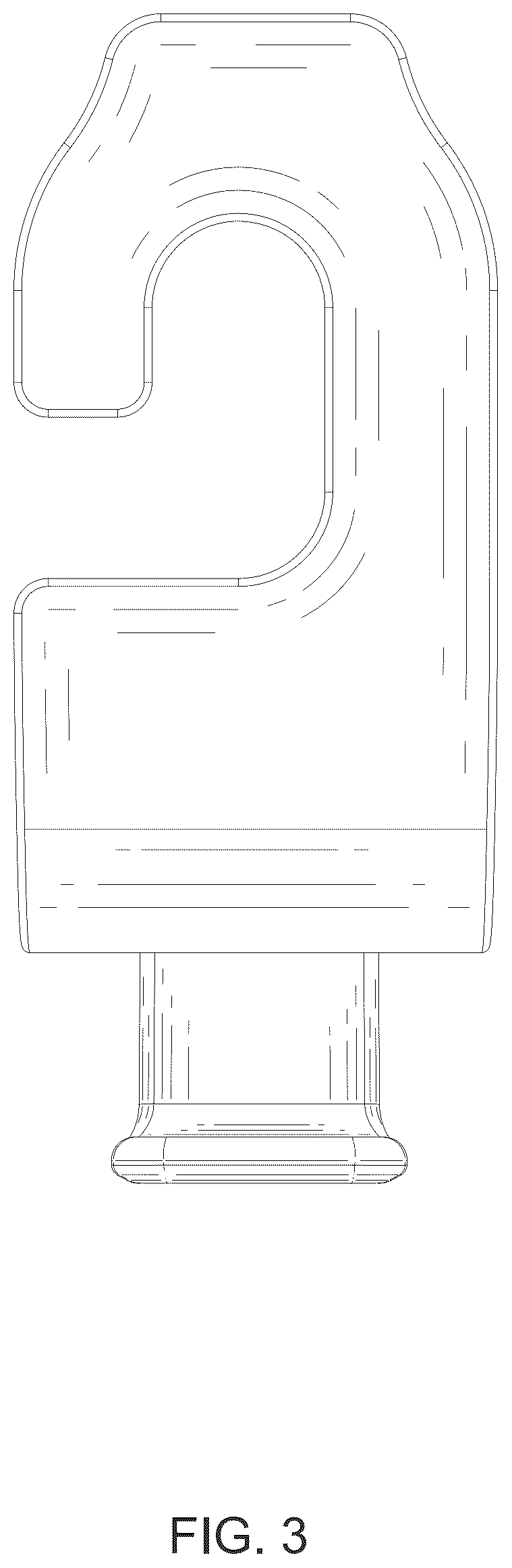 Patent USD1077717 Figure 3 – Car hook