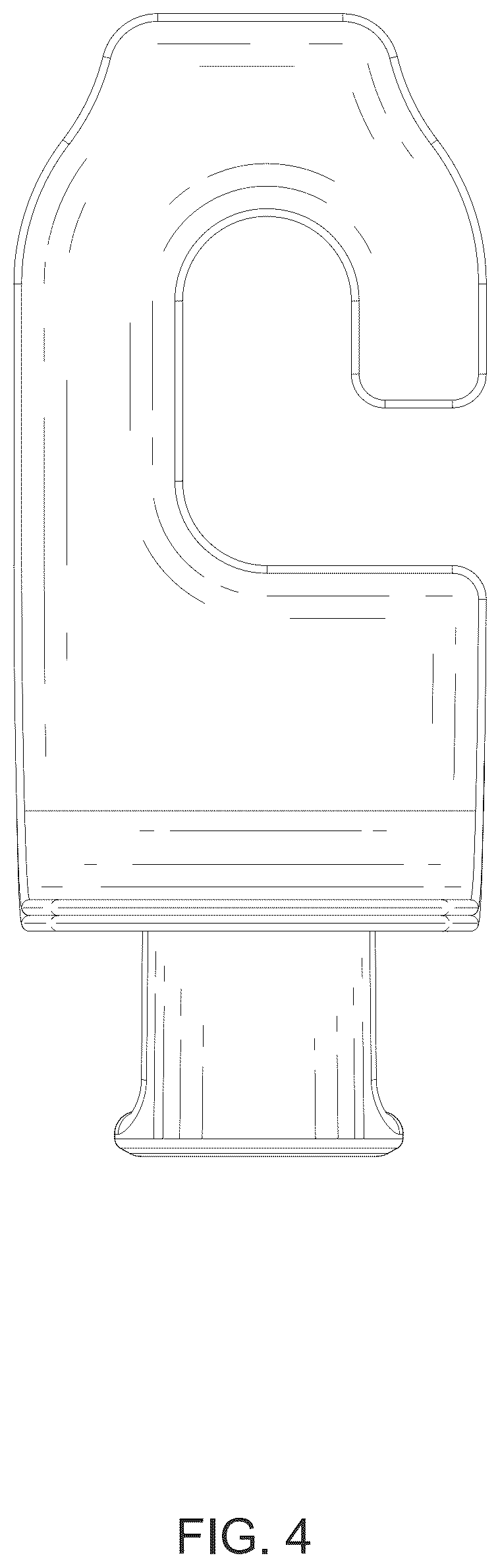 Patent USD1077717 Figure 4 – Car hook