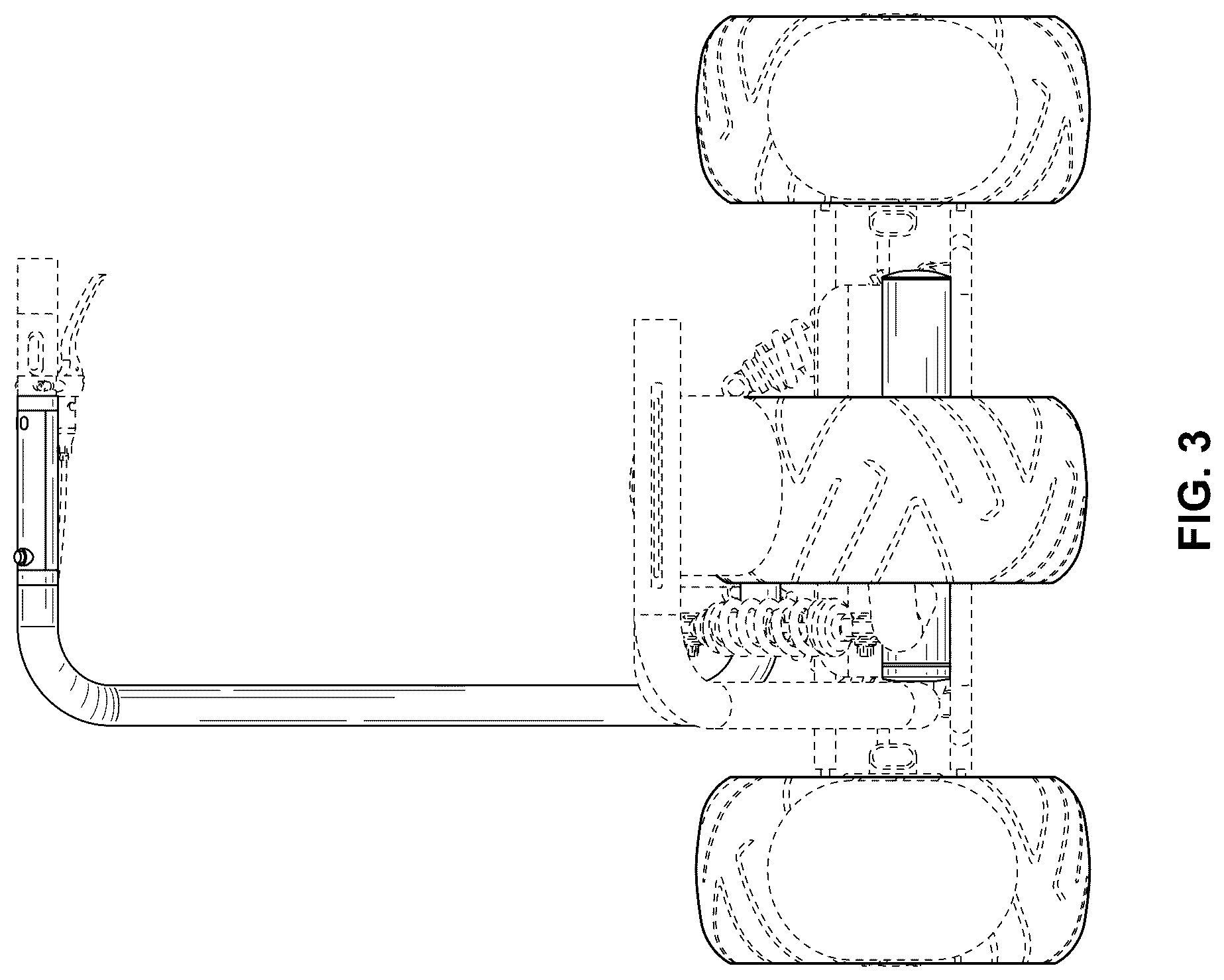 Patent USD1077719 Figure 3 – Personal transport vehicle
