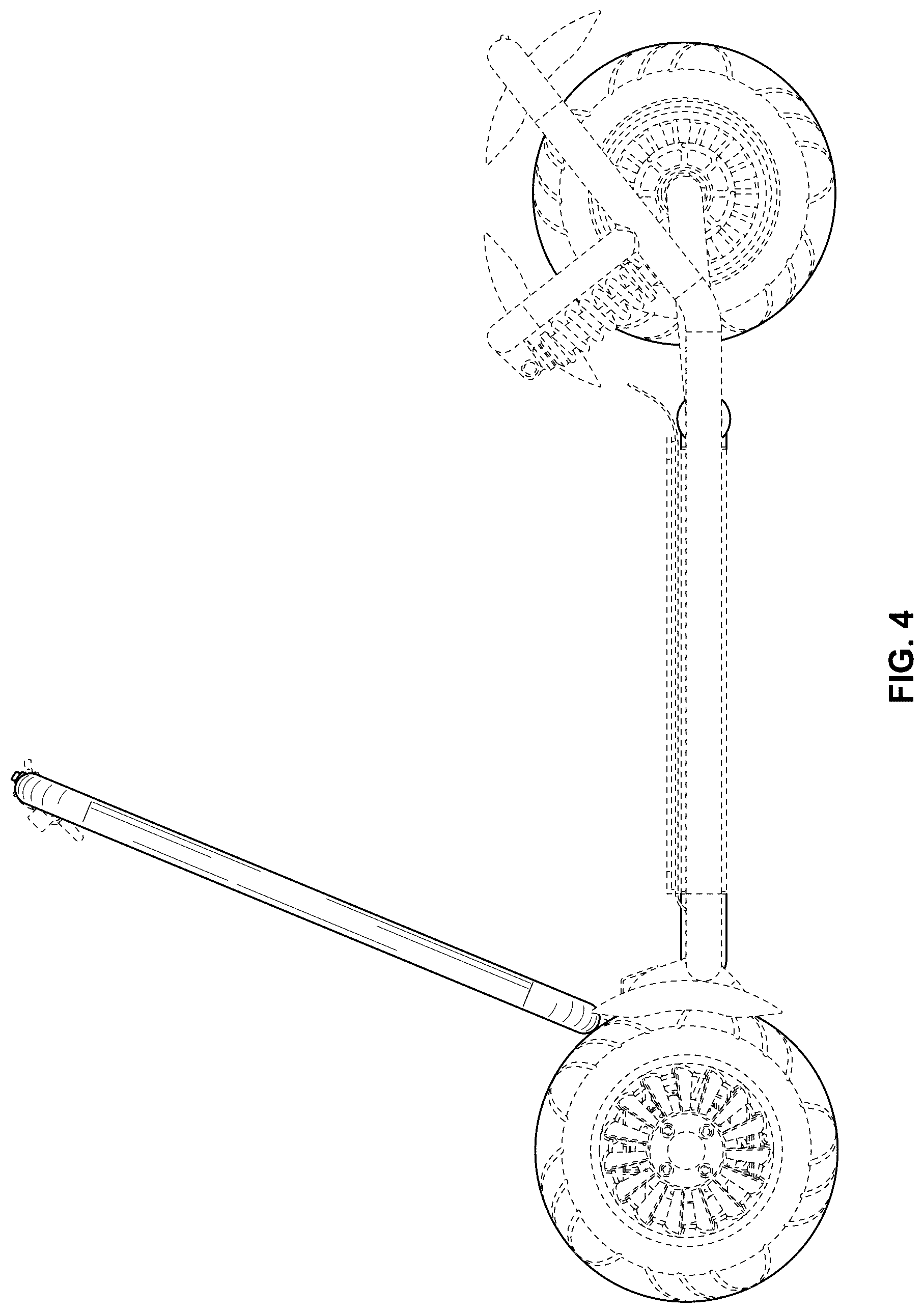 Patent USD1077719 Figure 4 – Personal transport vehicle