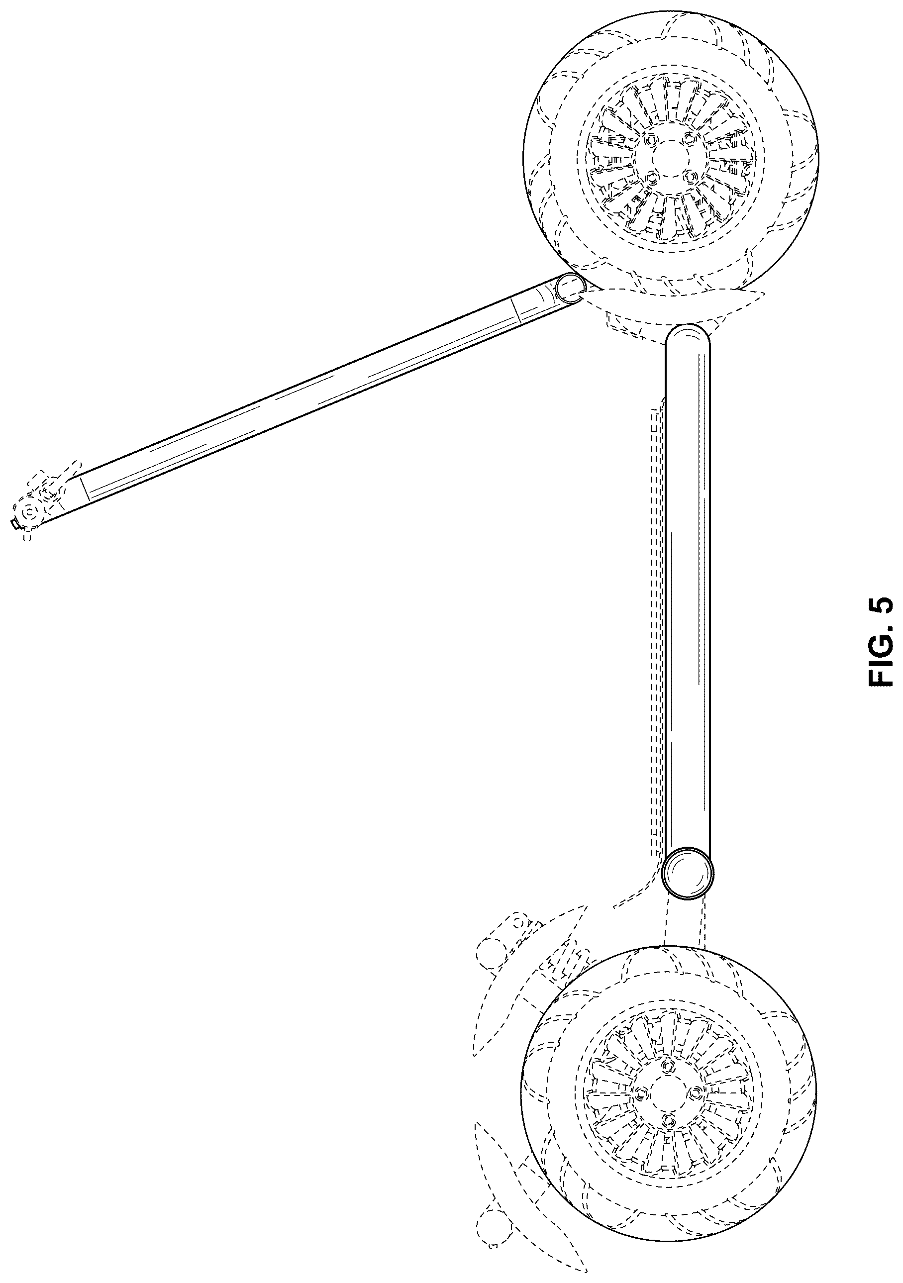Patent USD1077719 Figure 5 – Personal transport vehicle