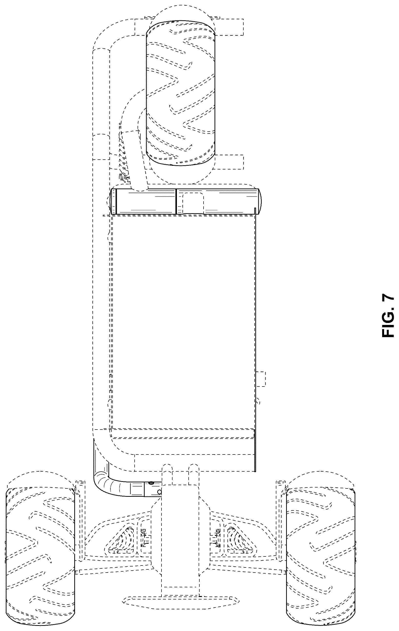 Patent USD1077719 Figure 7 – Personal transport vehicle