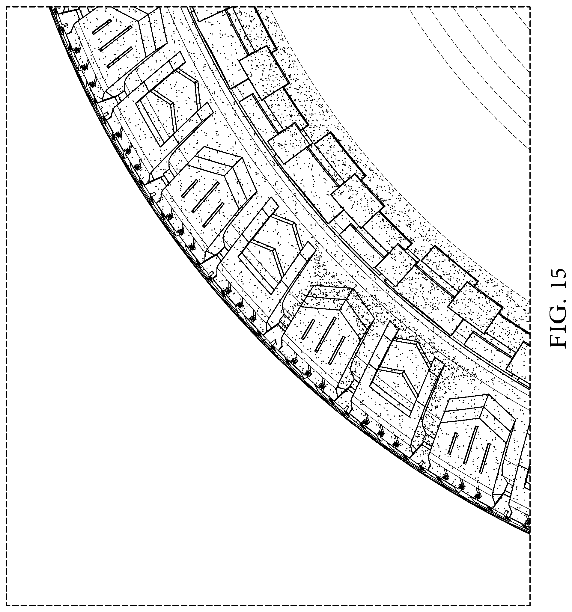 Patent USD1077720 Figure 15 – Vehicle tire tread