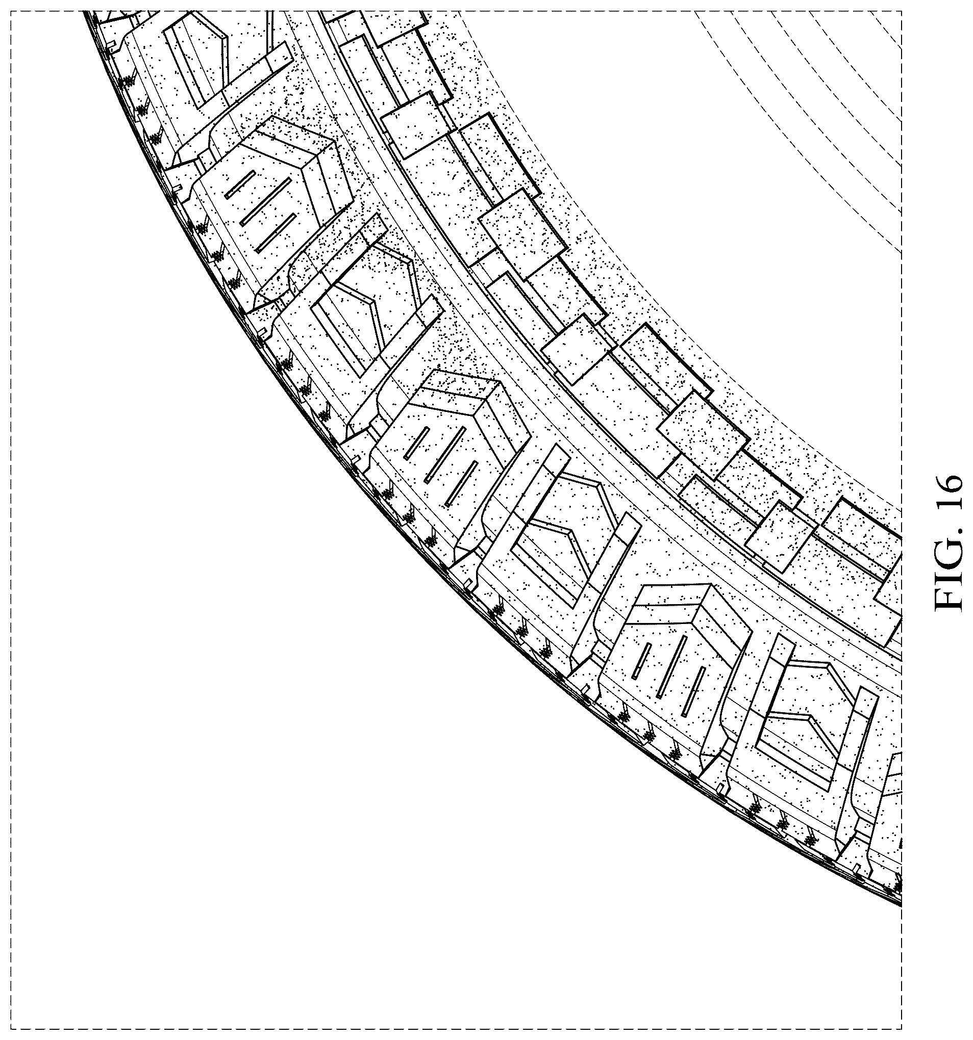 Patent USD1077720 Figure 16 – Vehicle tire tread