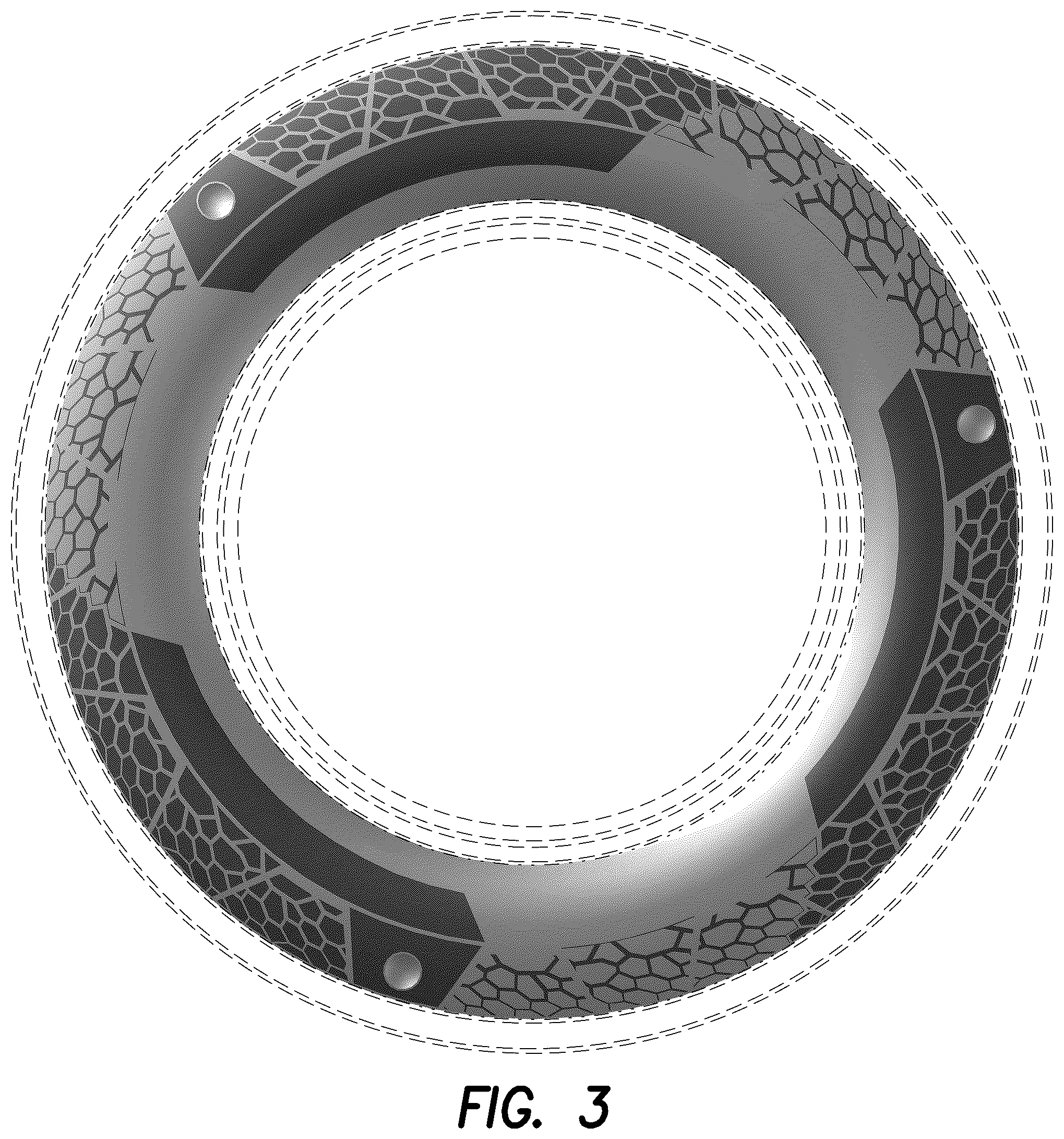 Patent USD1077721 Figure 3 – Tire